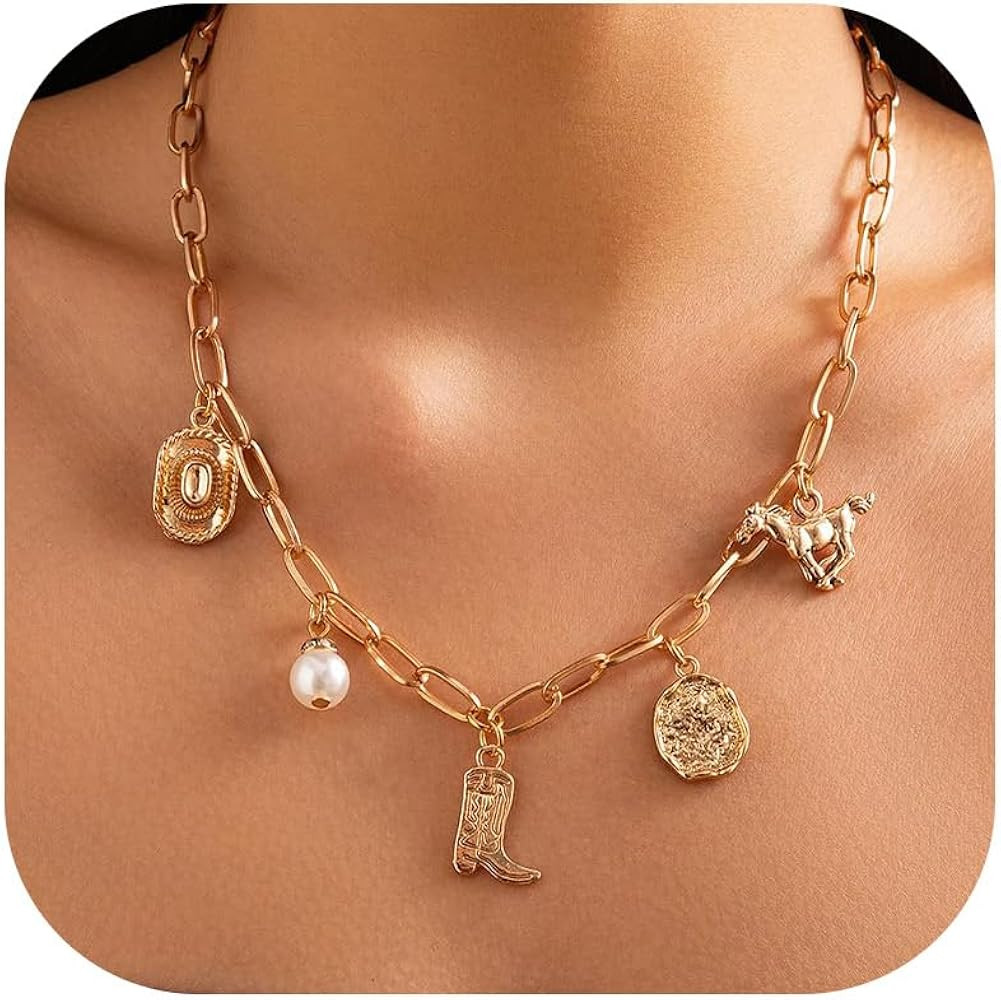 Turquoise Jewelry Western Jewelry Charm Necklace Turquoise for Women Western | Amazon (CA)