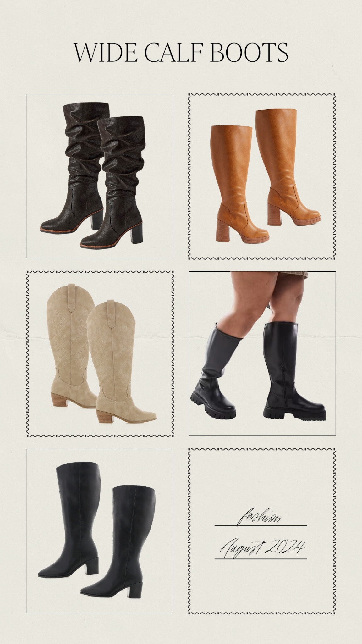 Extra wide calf boot options! 