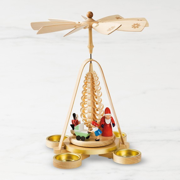 Richard Glaesser Pyramid, Santa with Toys & Tree | Williams-Sonoma