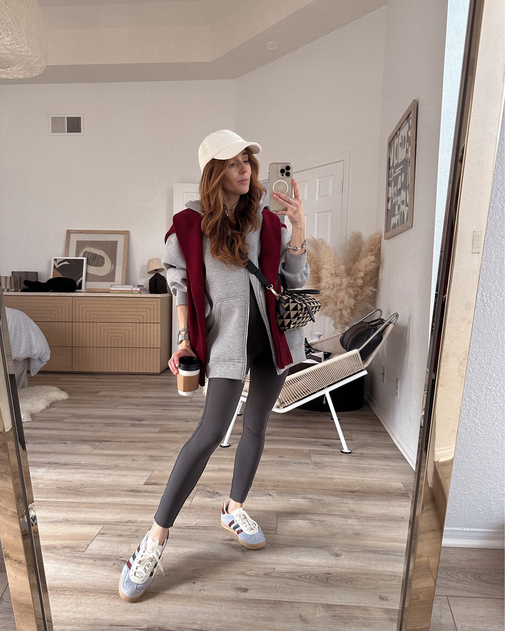 Dressing up the casual via luxe sport details like a burgundy hued sweater. Style tip: pair a sleek jumpsuit under oversized layers and make sure to add a festive pop of color via rich winter tones in classic cozy outfit elements like a cashmere or heavy cotton sweater. 

#LTKHoliday #LTKFindsUnder50 #LTKStyleTip