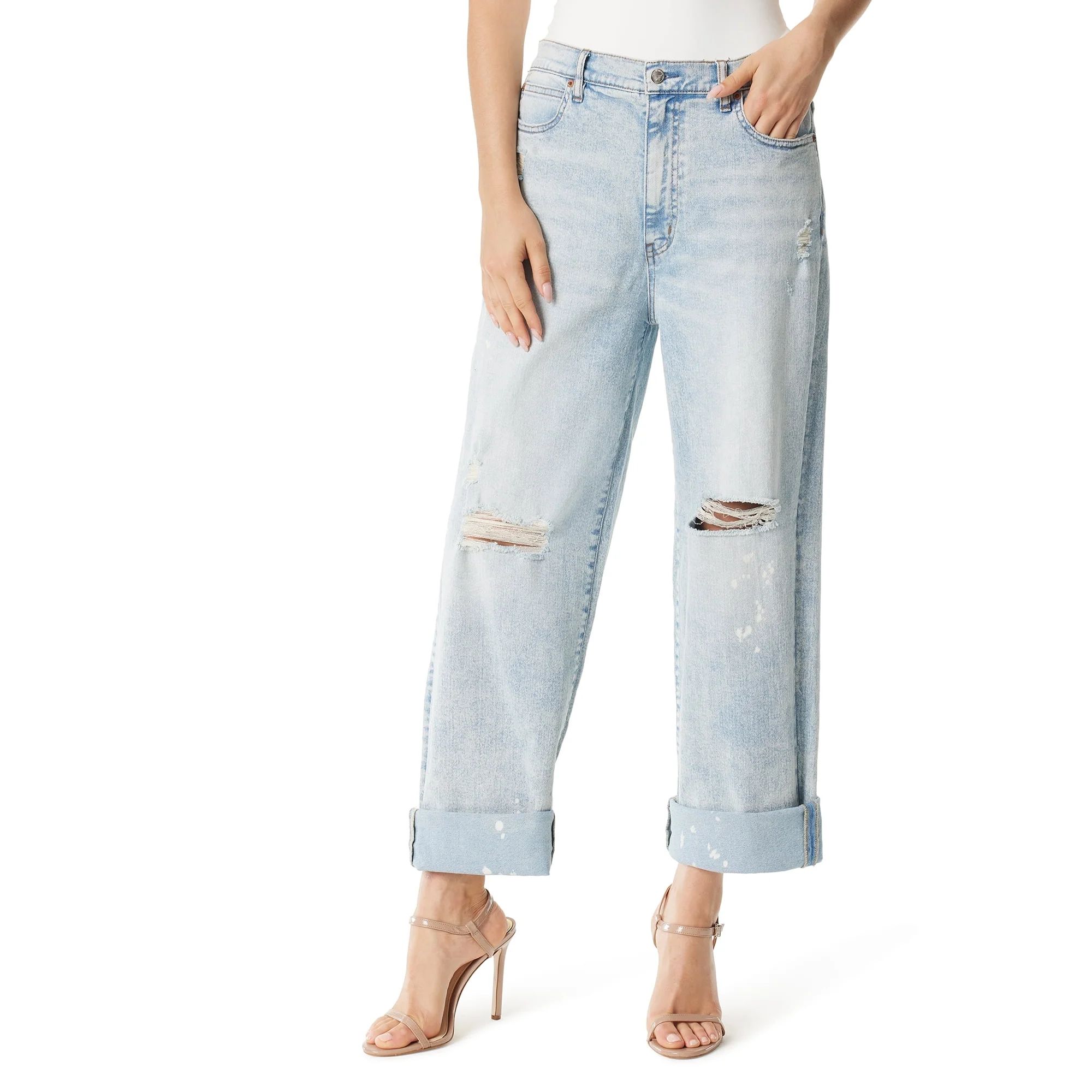 Jessica Simpson Women's Zinnia Boyfriend Jeans | Walmart (US)