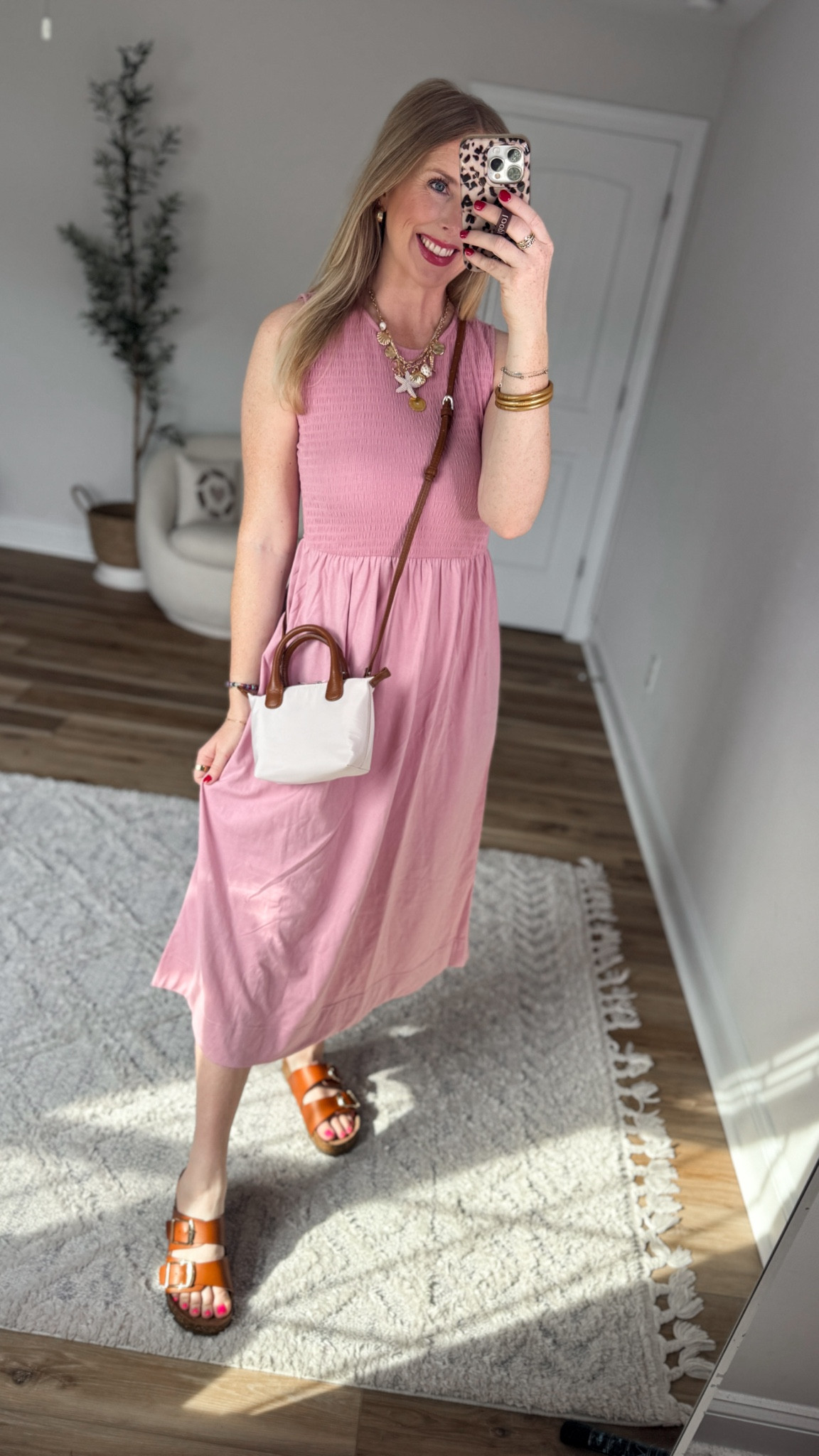Weekend Walmart Wins try-on
Smocked midi dress- small 

#LTKgrwm #LTKmomlife #LTKootd