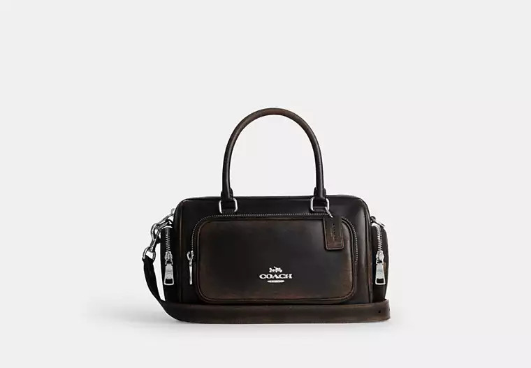 Rowan Satchel Bag With Pockets In Loved Leather | Coach (US)