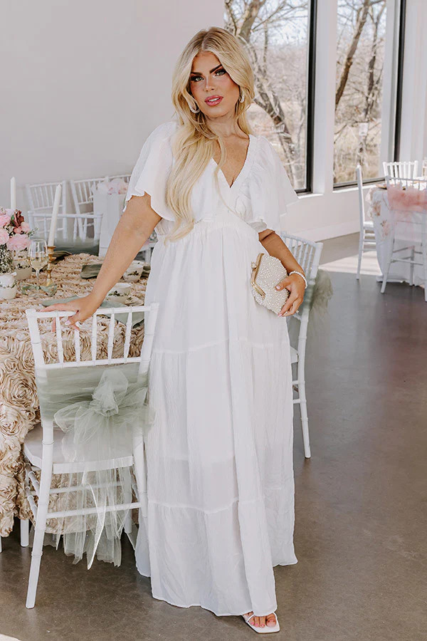 On The PR List Maxi in White Curves | Impressions Online Boutique