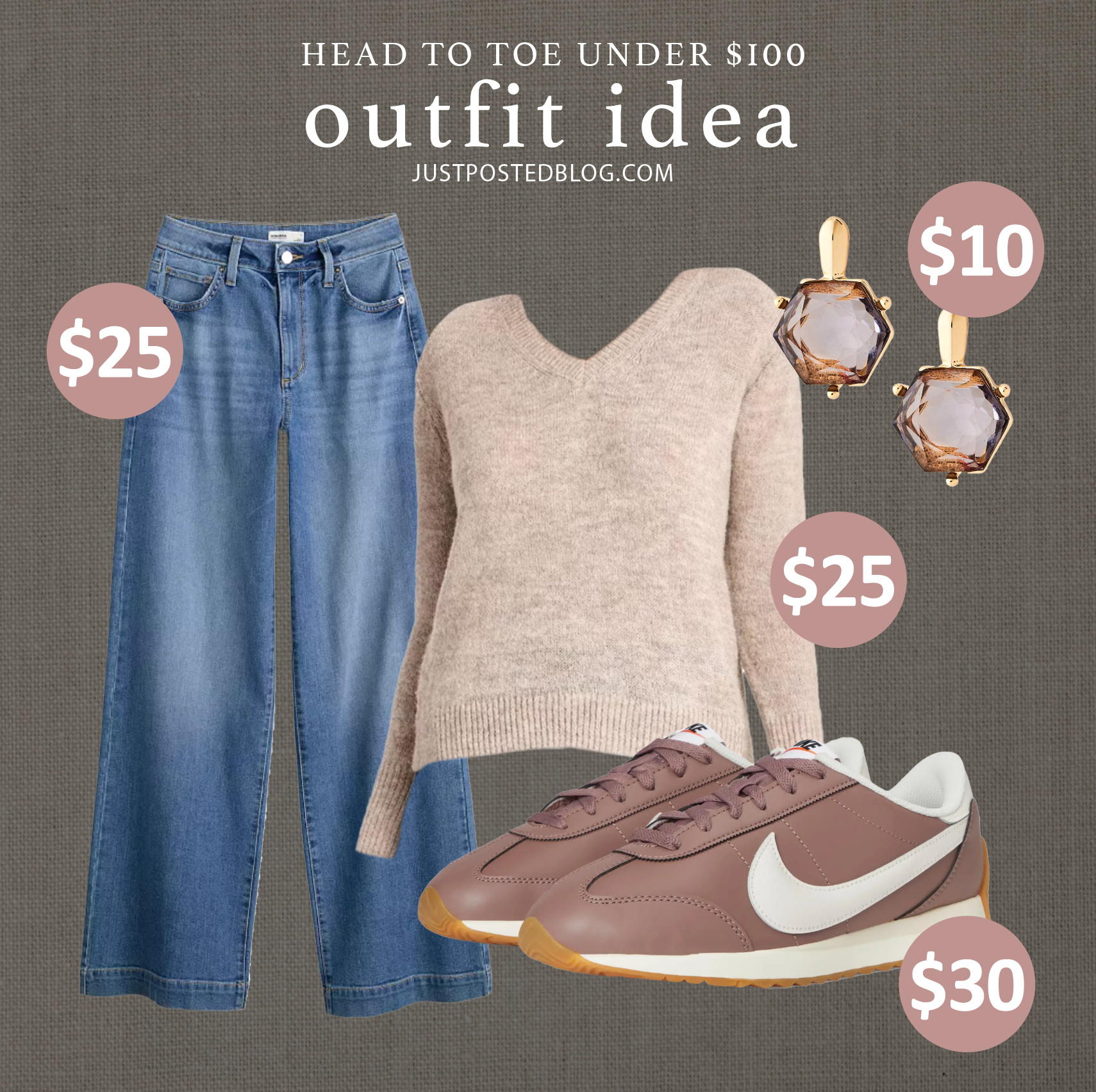 This look includes a pair of Nike sneakers on sale for only $30 right now! Perfect transition look for fall! 

 #LTKgrwm #LTKootd #LTKmomlife
