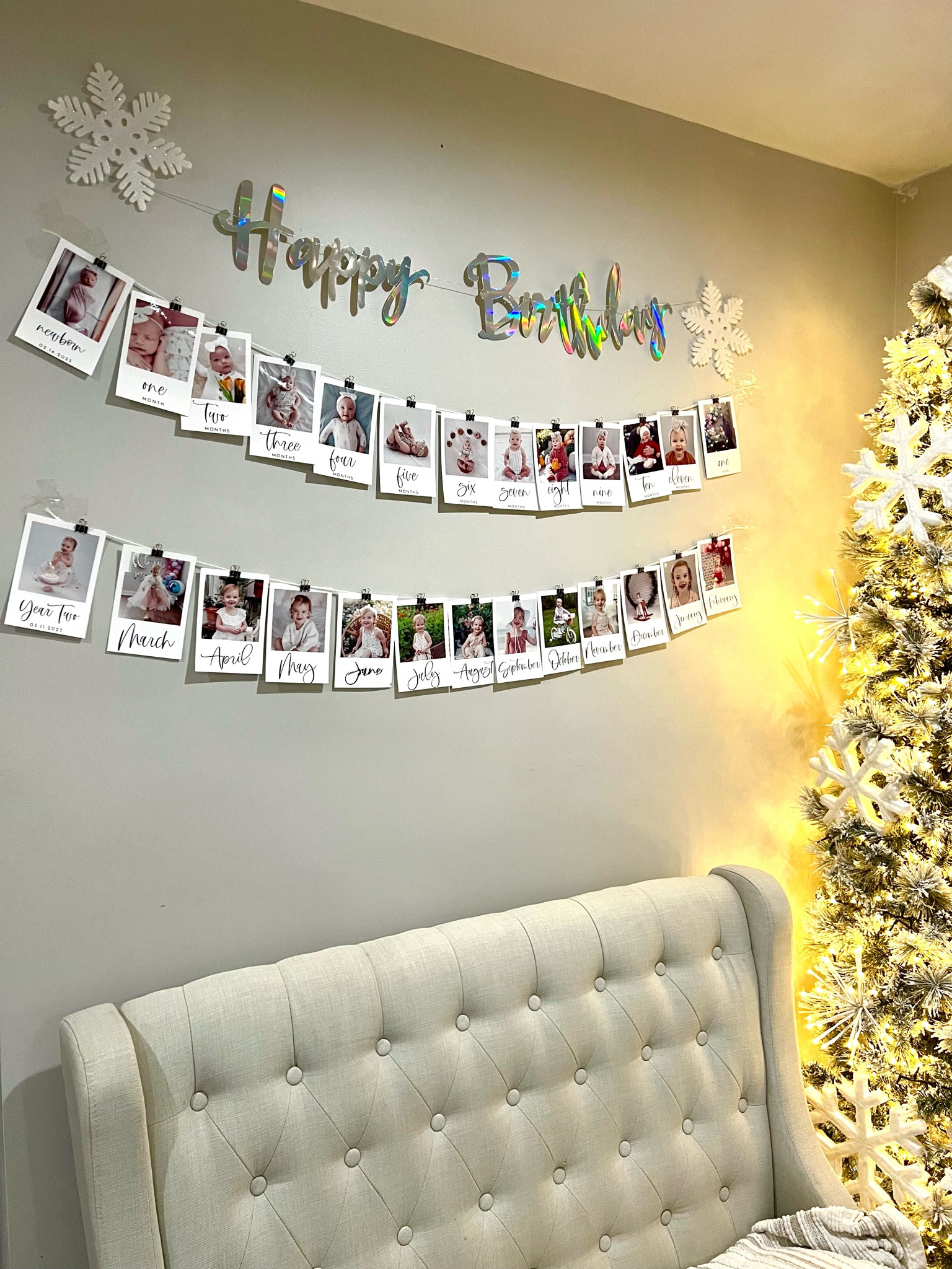 The best birthday decoration to show how much your little one has grown over the year. DIY birthday decoration. Winter onederland 

#LTKbaby #LTKfamily #LTKkids