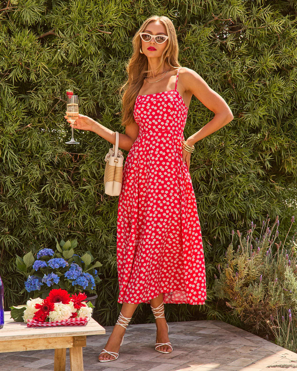 Petal Days Floral Midi Dress | VICI