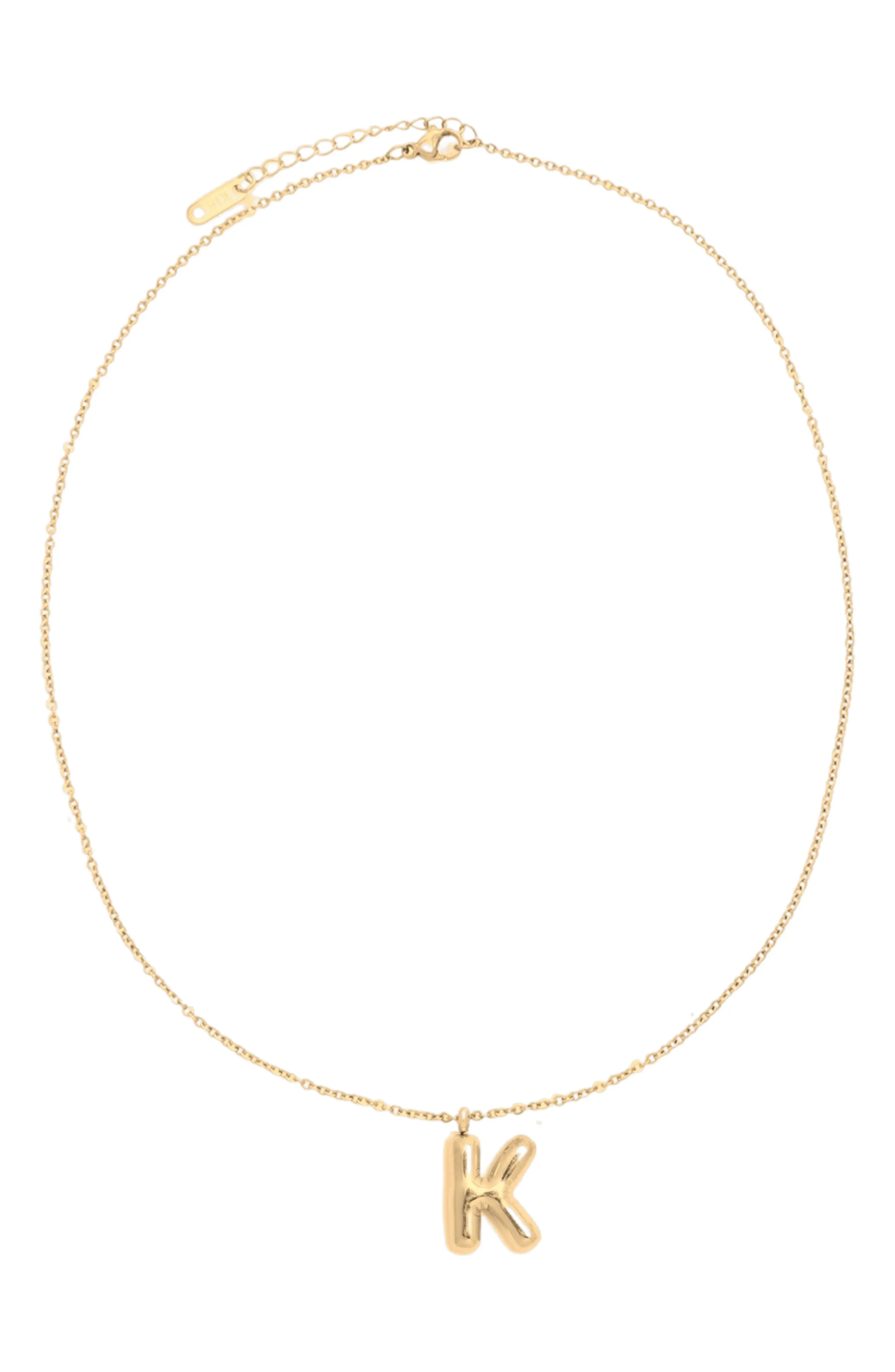 Bubble Initial Necklace (Women) | Nordstrom | Nordstrom