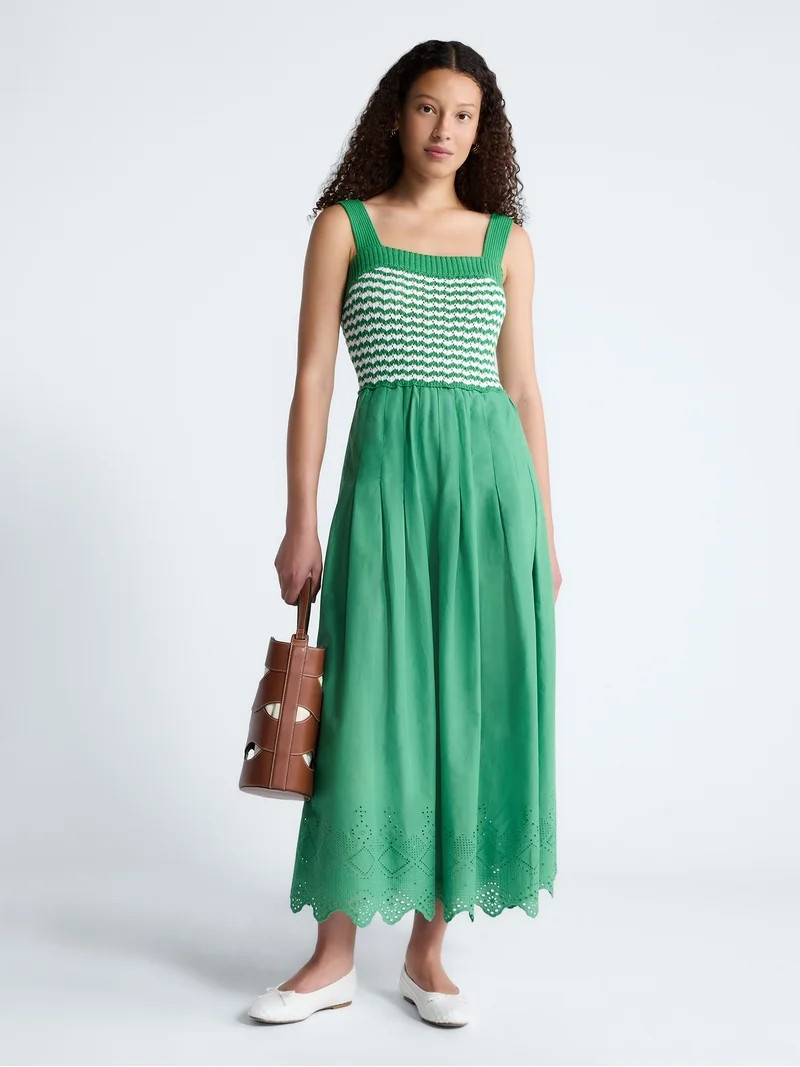 Free Assembly Women's and Women's Plus Sleeveless Textured Mixy Dress, Sizes, XS-4X | Walmart (US)