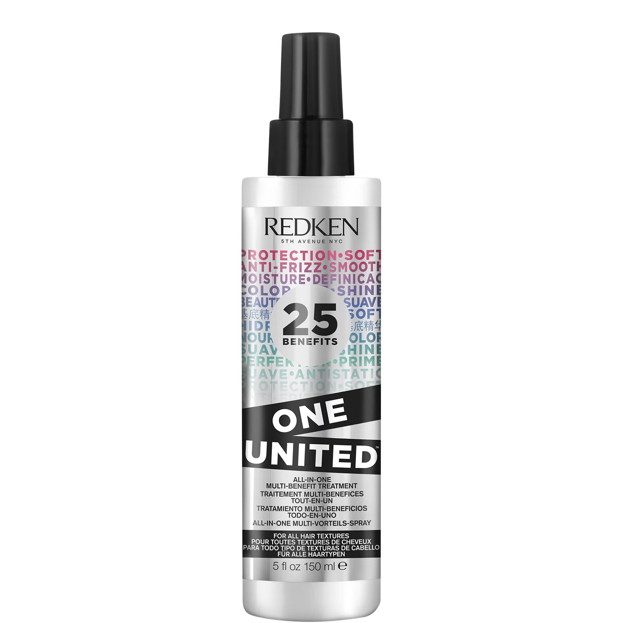 Redken One United Multi-Benefit Treatment Spray, 25 Benefits, Heat Protection, Detangling and Con... | Look Fantastic (UK)