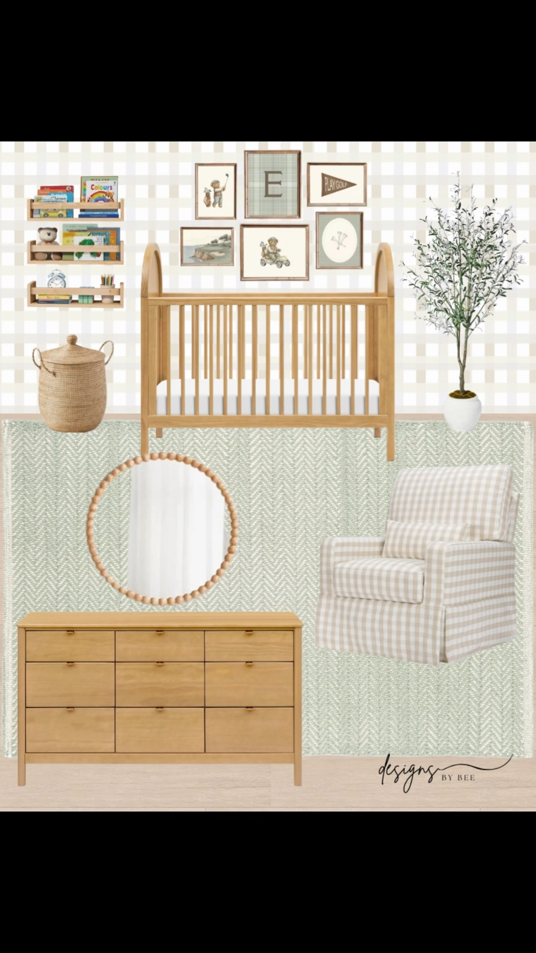 Nursery & Playroom Decor, Kids Furniture, Floating Shelves, Kids Bookshelf, Montessori Playroom, Neutral Nursery, Toddler Playroom, Ball Pit, Kids Slide, Play Table, Activity Table, Bean Bag Chairs, Gingham Decor, Olive Tree, Media Console, Cane Furniture, Woven Basket, Sage Green Rug, Patterned Rug, Kids Interior Design, Toddler Activities, Playroom Inspiration, Nursery Inspiration, Wood Dresser, Baby Crib, Gallery Wall, Nursery Glider, Beaded Mirror. 

 

#LTKmomlife #LTKHome #LTKBaby