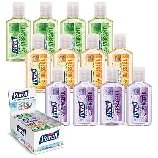 Purell Advanced Hand Sanitizer Gel Infused with Essential Oils, Scented Variety Pack, 1 fl oz Tra... | Amazon (US)