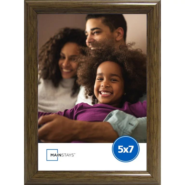 Mainstays Thin Rounded 5x7 Oak Picture Frame - Walmart.com | Walmart (US)