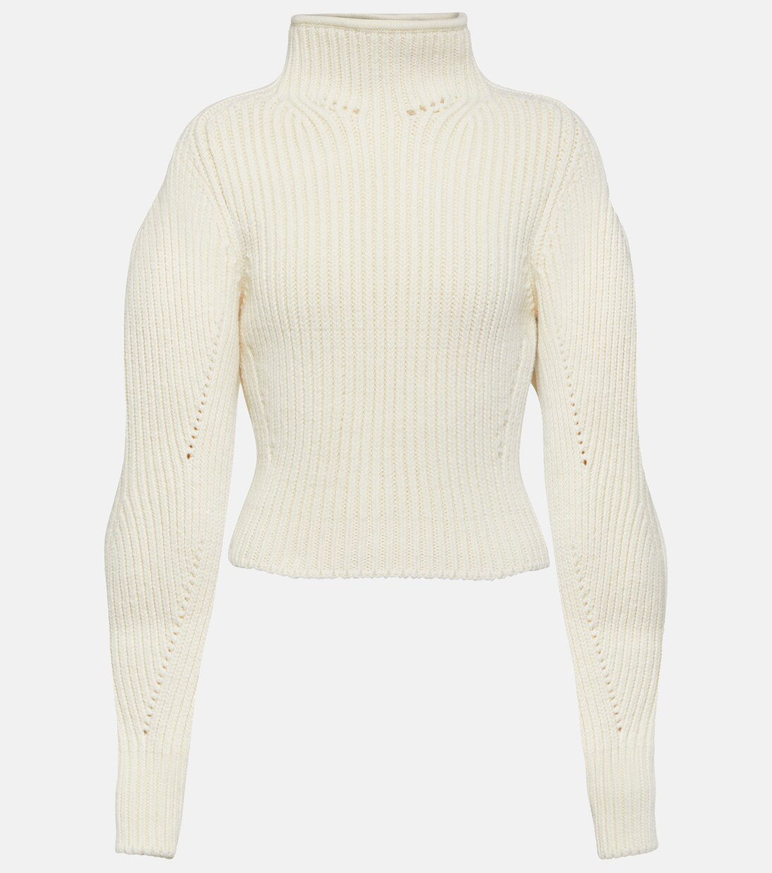 Ribbed-knit wool-blend sweater | Mytheresa (DACH)
