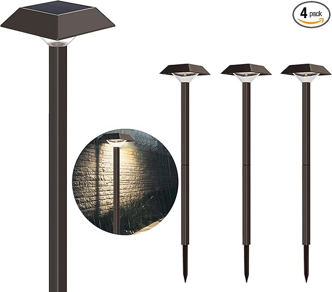 Bobcat Solar Landscape Pathway Lights Super Bright with 2-in-1 Warm White and Daylight Modes, Sol... | Amazon (US)