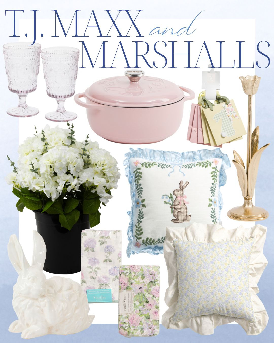 Spring home decor finds from T.J. Maxx and Marshalls 🌸 Soft pastels, bunny accents, florals, and charming details that make easy seasonal updates for Easter and beyond. These budget-friendly decor pieces are perfect for adding a fresh, collected look to your home.

spring home decor, easter decorations, tj maxx home finds, marshalls home decor, pastel home accents, bunny decor, affordable home decor 

 #LTKSeasonal #LTKHome