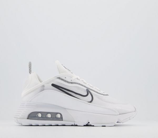 Nike Air Max 2090 Trainers White Black Wolf Grey - Hers trainers | OFFICE London (UK)