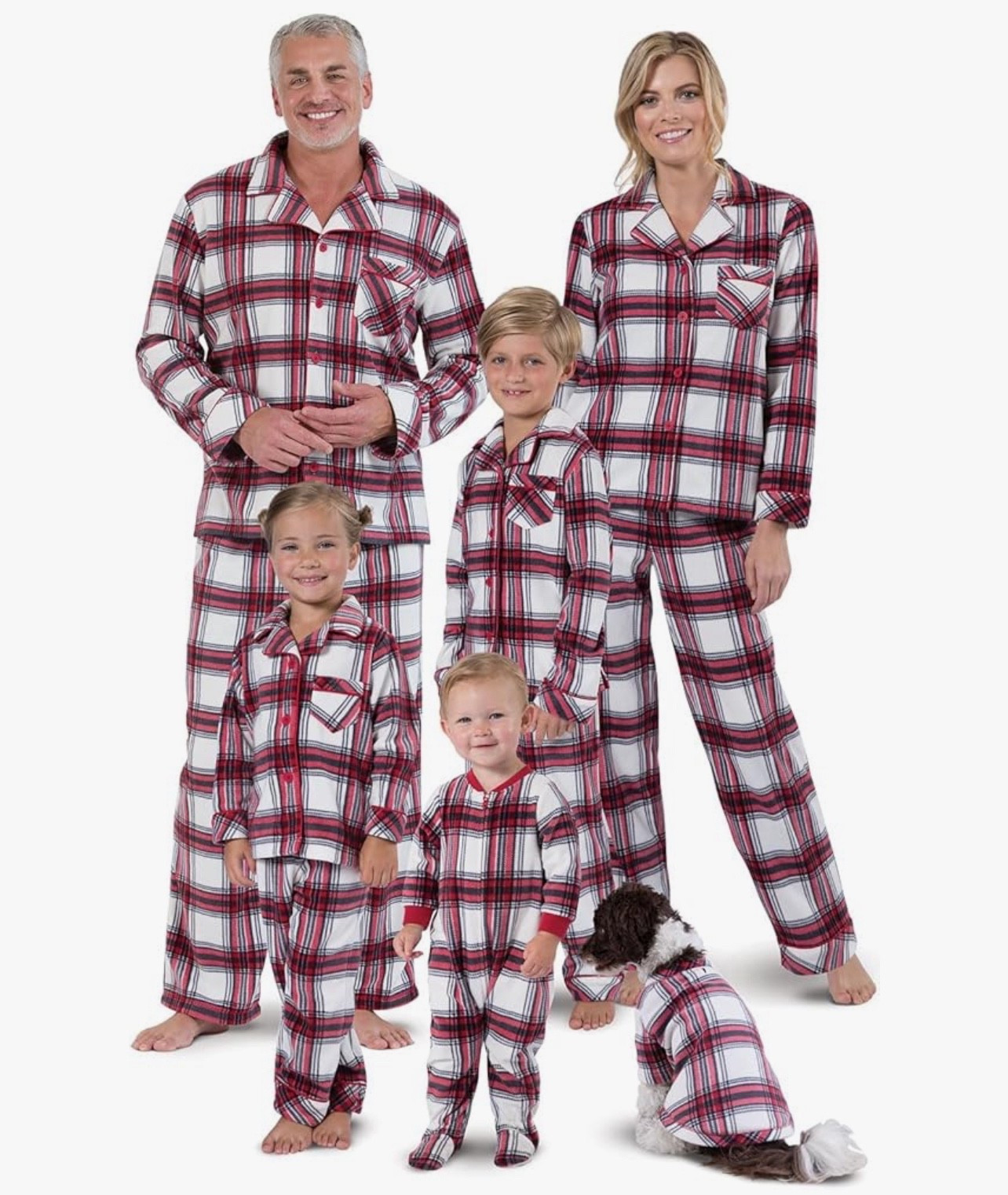 ❤️Classic Red Plaid Matching Family Christmas Pajamas 🎄 Cozy, Timeless, Picture-Perfect

The most classic Christmas pajama set — this red plaid matching family collection is soft, lightweight fleece and comes in every size you could ever need, including baby footies and the cutest pet outfit. Perfect for Christmas morning photos, holiday cards, cocoa nights, or gifting to your favorite families. The button-front tops and full-length pants give that traditional cozy PJ look that never goes out of style. Linking all the sizes so you can mix and match for the sweetest coordinated holiday moment. 🎁✨

matching family Christmas pajamas, red plaid pajamas, holiday pjs, classic Christmas pjs, cozy fleece pajamas, family photo outfits, Christmas morning looks, Christmas traditions, family gifts, matching pet pajamas, affordable holiday pajamas, Christmas Eve box ideas, festive holiday outfits, plaid holiday sleepwear

#LTKKids #LTKHoliday #LTKBaby