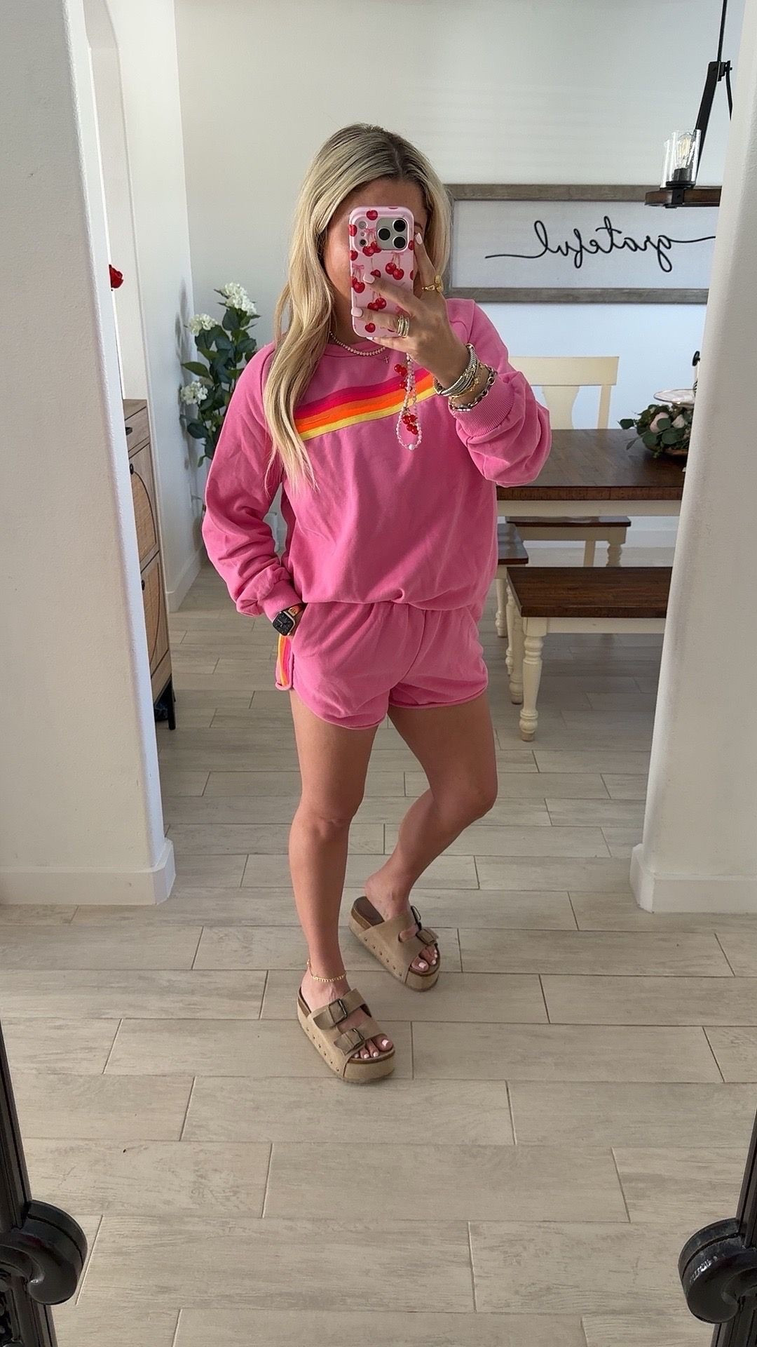 Spring outfit
Matching set small
Platform sandals tts

#LTKootd