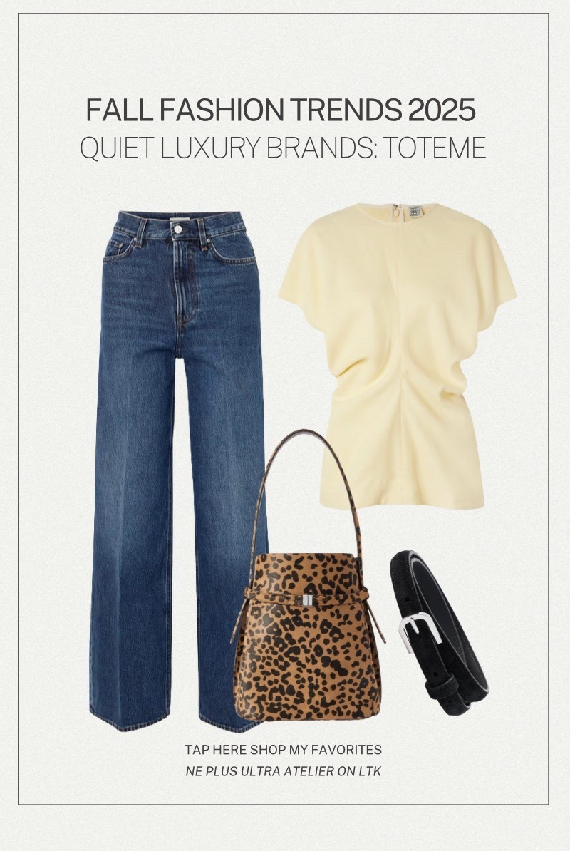 Toteme Quiet Luxury 2025: 
Clean fall uniform. Butter yellow sculpted knit, dark straight denim, slim black belt, leopard bucket for texture. Save this for your capsule. Tap to shop my exact LTK picks and similar fall outfits.

Toteme, quiet luxury, fall fashion 2025, butter yellow, dark denim, capsule wardrobe, minimalist outfit, leopard bag, wardrobe staples, LTK finds

#LTKItBag #LTKStyleTip