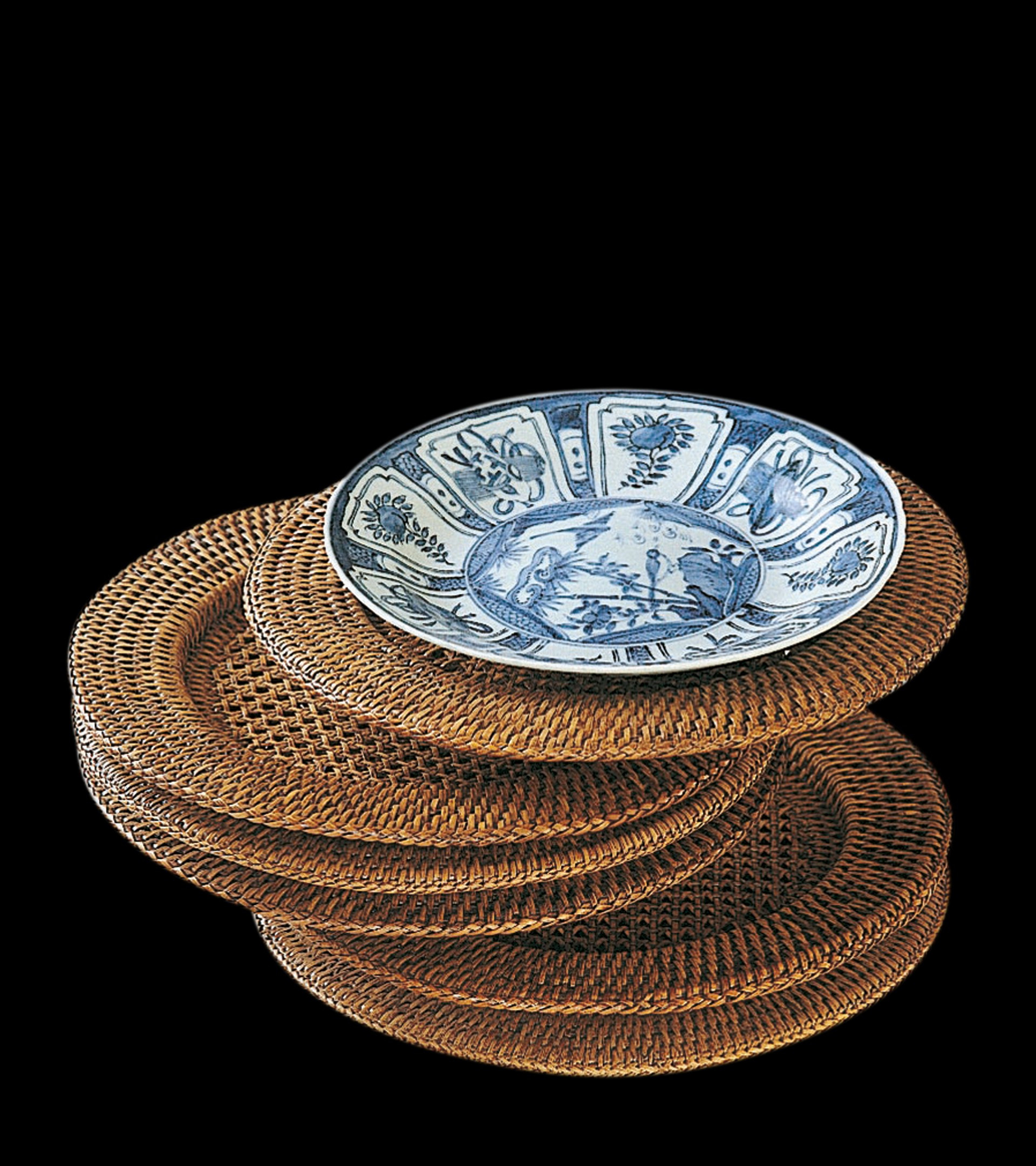 Rattan Underplate | OKA UK