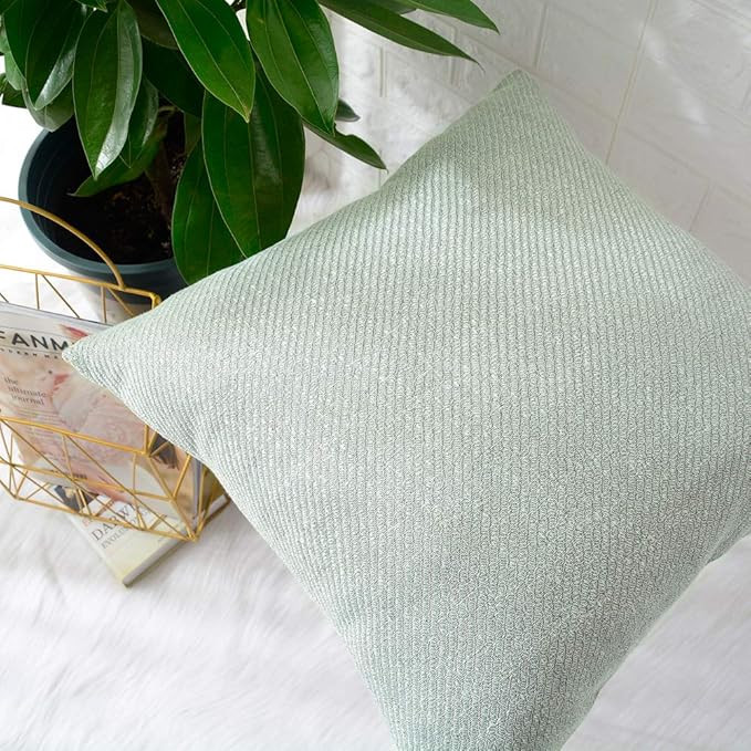 MERNETTE New Year/Christmas Decorations Decorative Square Throw Pillow Cover Cushion Covers Pillo... | Amazon (US)