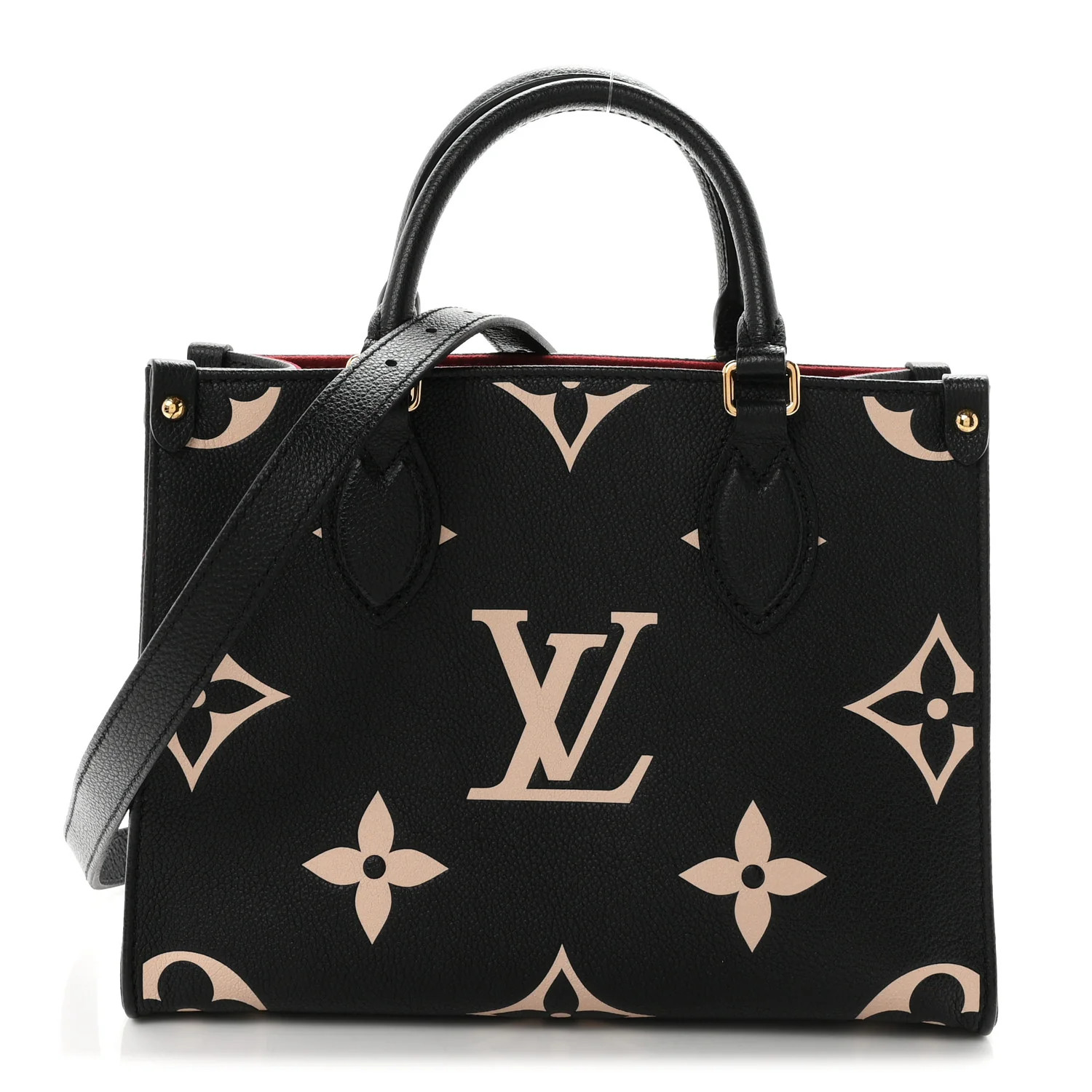 Louis Vuitton Empreinte Monogram Giant Onthego PM Black Beige 1956944 | FASHIONPHILE (US)
