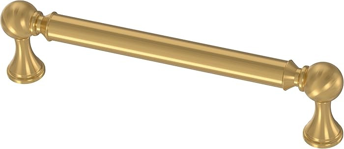 Franklin Brass (10-Pack) – Modern Gold Cabinet Handles, 5-1/16 Inch Hole Center, Classic Pulls ... | Amazon (US)