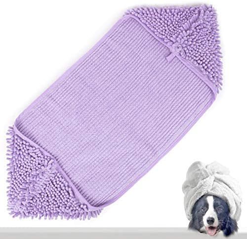 Sansent Large Dog Towels for Drying Dogs, Fast Drying Dog Bath Towel, Ultra Absorbent Microfiber ... | Amazon (US)