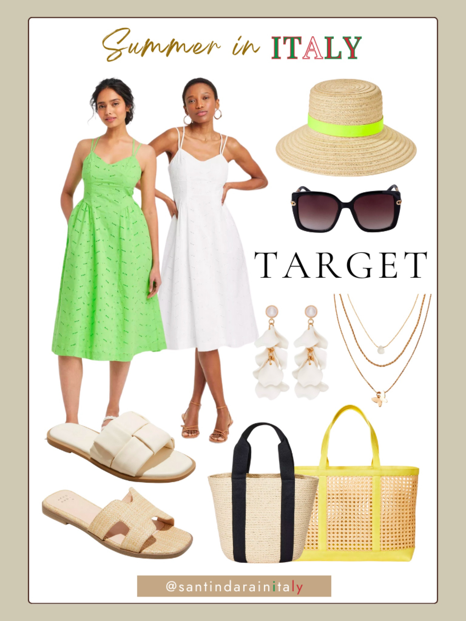 Ready to take on the Italian summer in style with these Target finds!  Embracing la dolce vita one outfit at a time. #SummerStyle #TargetFinds #ItalianAdventure #Fashion #SummerDress #Springdress #SummerSandals #SpringOutfit #SummerOutfit



#LTKstyletip #LTKfindsunder50 #LTKSeasonal