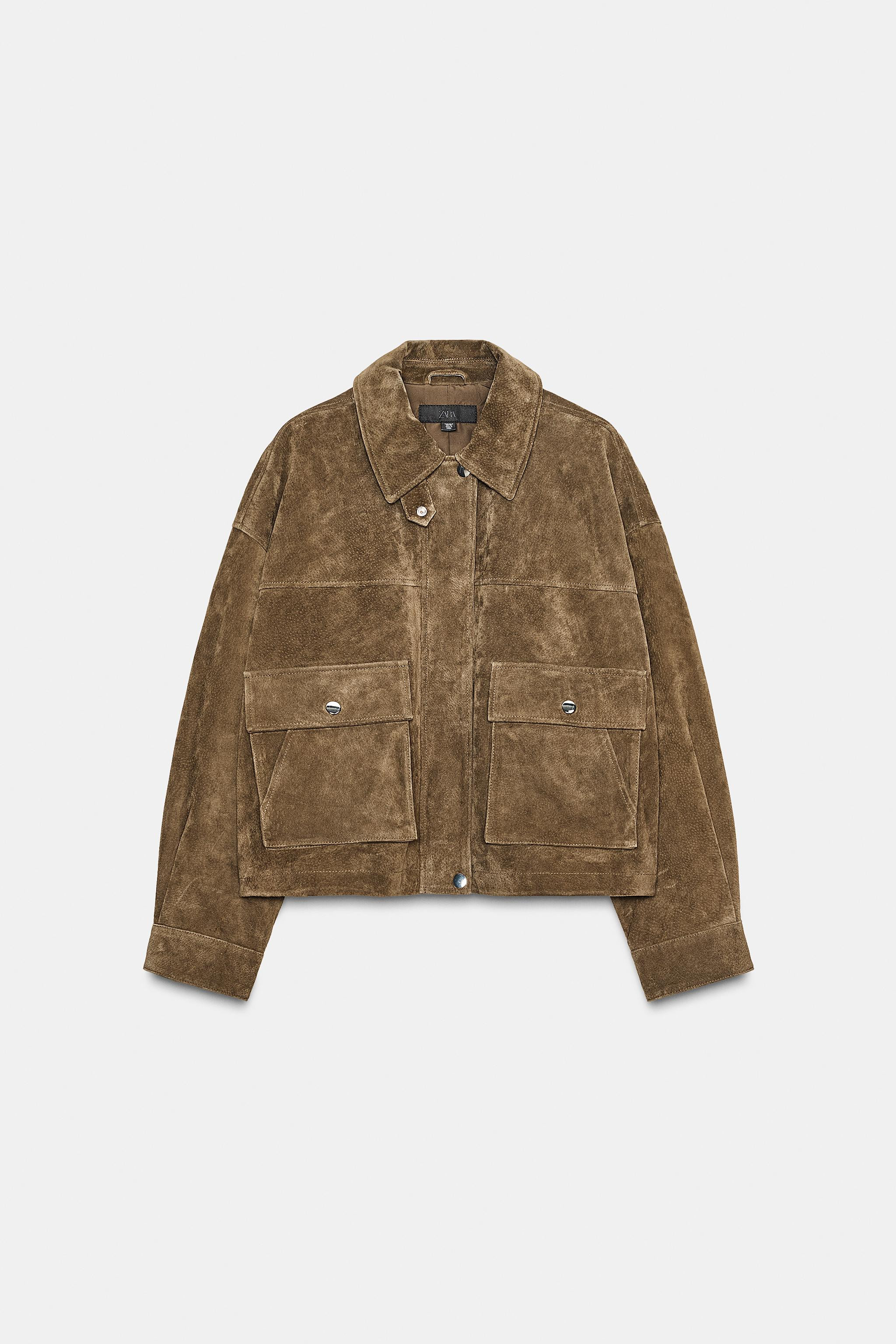 100% LEATHER BOMBER JACKET | Zara US