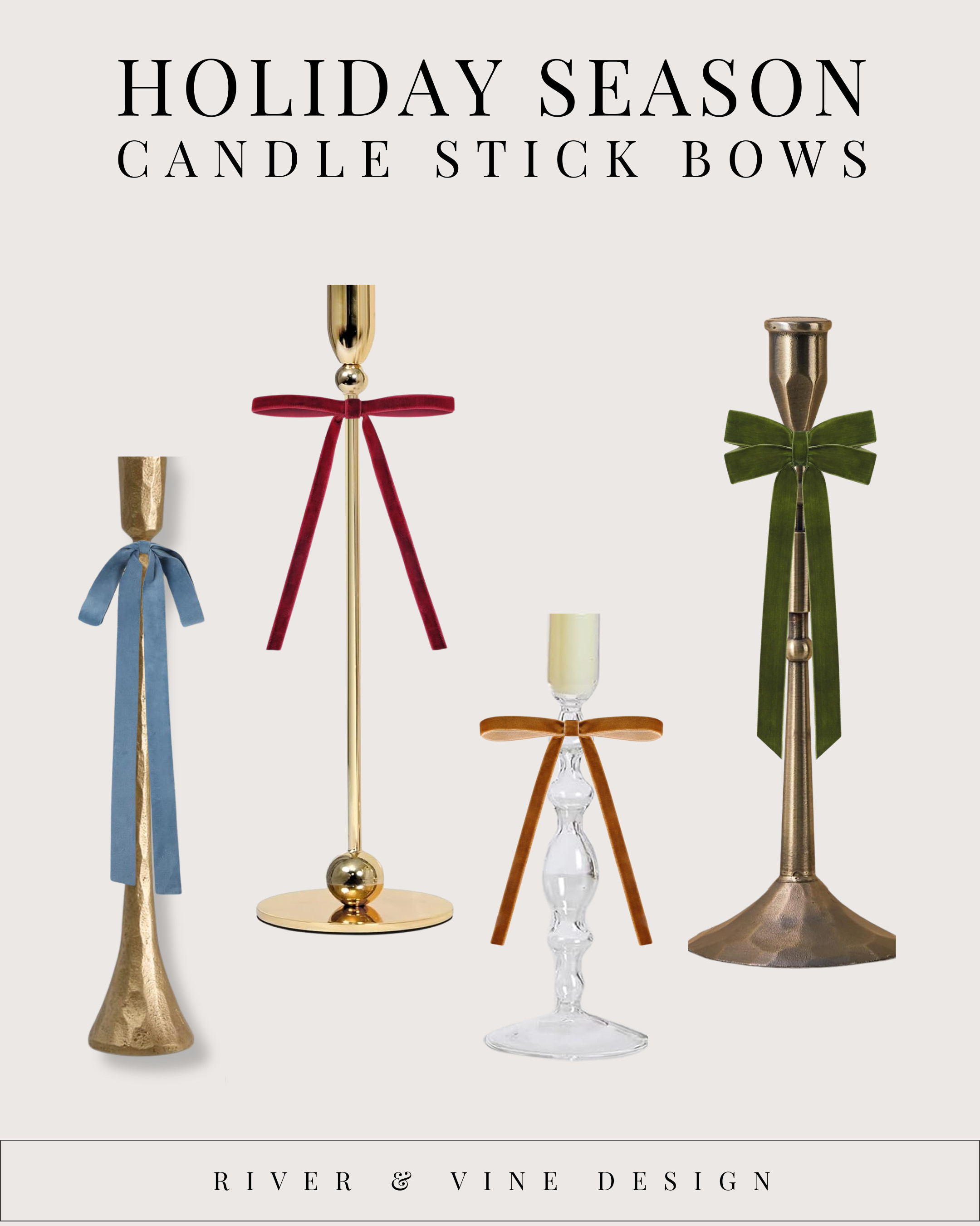 If you want your holiday decor to look elevated without buying more decor, try this:

✨ Add velvet ribbon bows to your candlesticks ✨

It’s the easiest (and cheapest) styling hack — and suddenly your existing pieces look curated, intentional, and festive. No new candle holders needed. No full tablescape required.

Why it works:

Adds texture + color without visual clutter

Instantly feels more luxe (especially with velvet ribbon)

You can switch the ribbon color for winter → spring → everyday decor

This is the kind of detail people notice and say,
“Wait… why does this look so good?”

It’s a designer trick because it’s SIMPLE.

Ribbon colors I love:
🕯 deep olive
🕯 caramel / cognac
🕯 burgundy
🕯 dusty blue

Everything is linked on my LTK — including the exact ribbons + candle holders.

Tap to shop and try it on your dining table, mantel, or console styling this season. 🎀 

 #LTKHoliday #LTKSeasonal #LTKHome