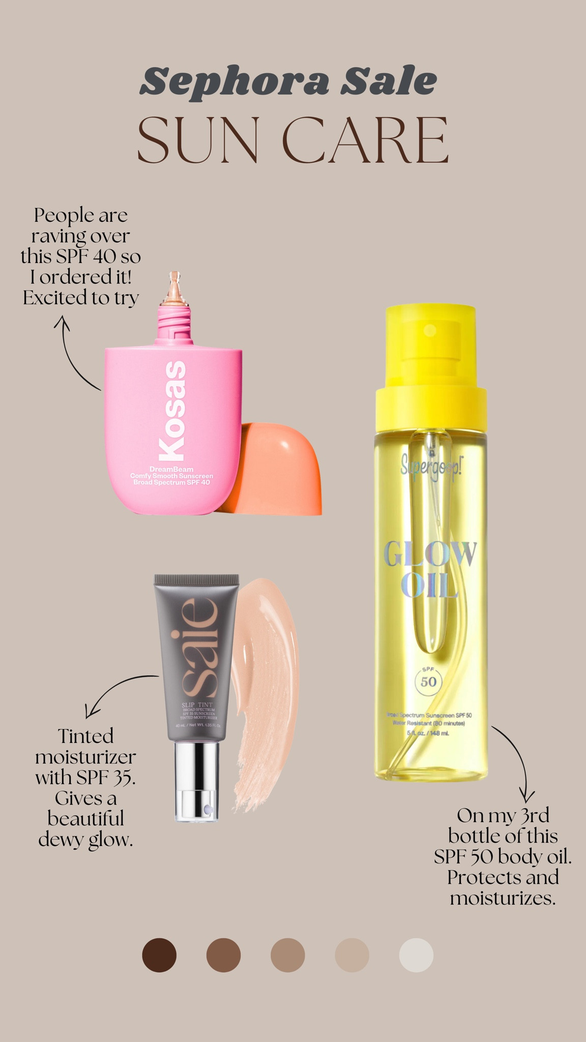 Shop SUN PROTECTION from the Sephora Sale! #sephorasale #sephoraspringsavings #sunprotection 

#LTKBeautySale #LTKbeauty #LTKsalealert