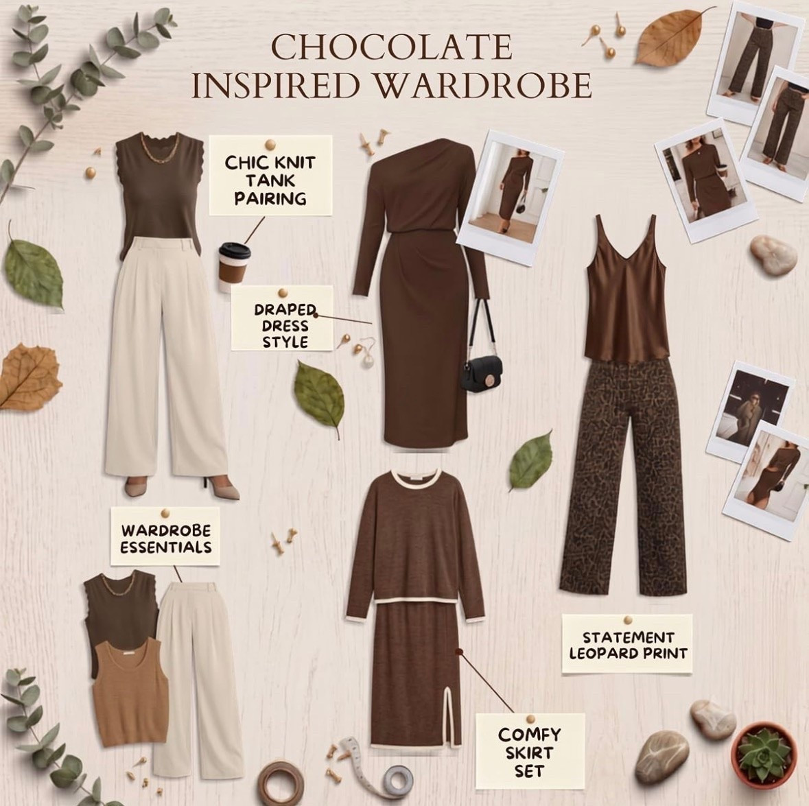 Embrace the season with this cozy chocolate-inspired wardrobe. Perfect for any occasion! #ad #fallfashion

#LTKMidsize #LTKWorkwear #LTKootd