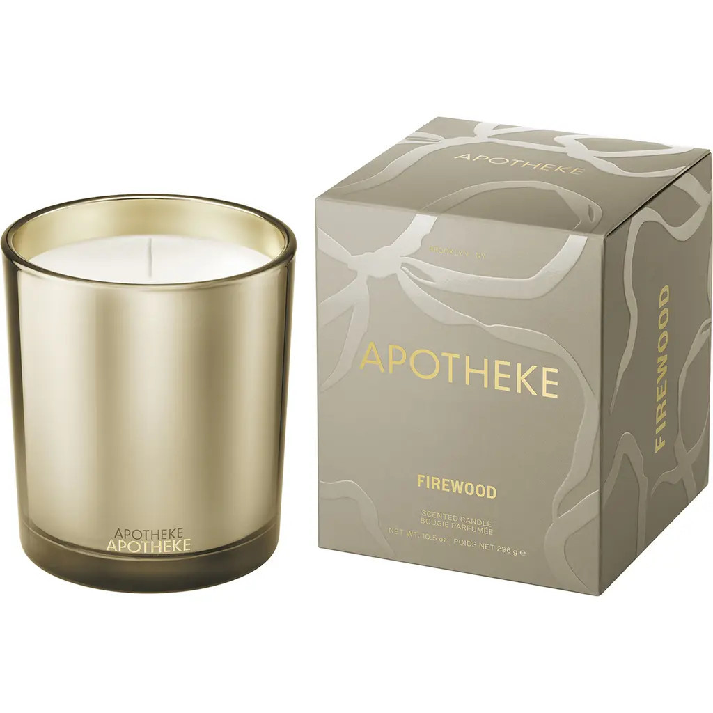APOTHEKE Firewood Classic Scented Candle in Light Beige at Nordstrom | Nordstrom