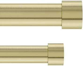 Umbra 1014557-104 Cappa 1-Inch Double Curtain Rod, Includes 2 Matching Finials, Brackets & Hardwa... | Amazon (US)