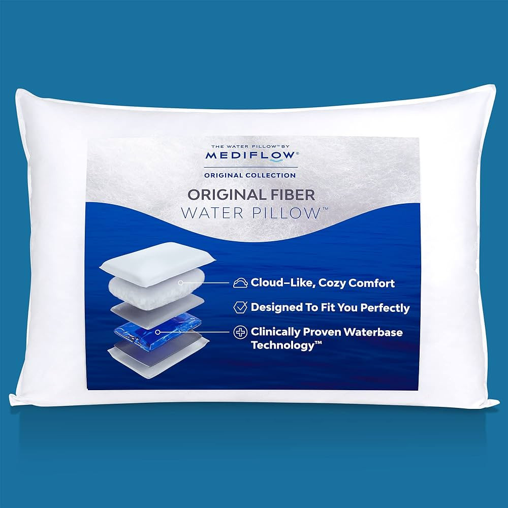 Mediflow Water Pillow - Original Collection, Fiber Pillow. Orthopedic Pillow for Neck Pain Relief... | Amazon (US)