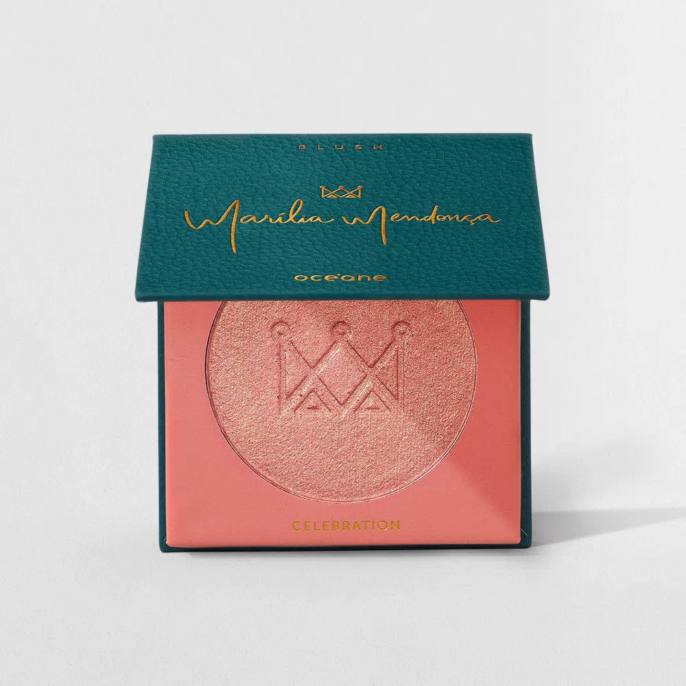 Blush Cintilante Rosa Marília Mendonça By Océane - Blush Celebration Rose Gold 8g | Oceane (BR)
