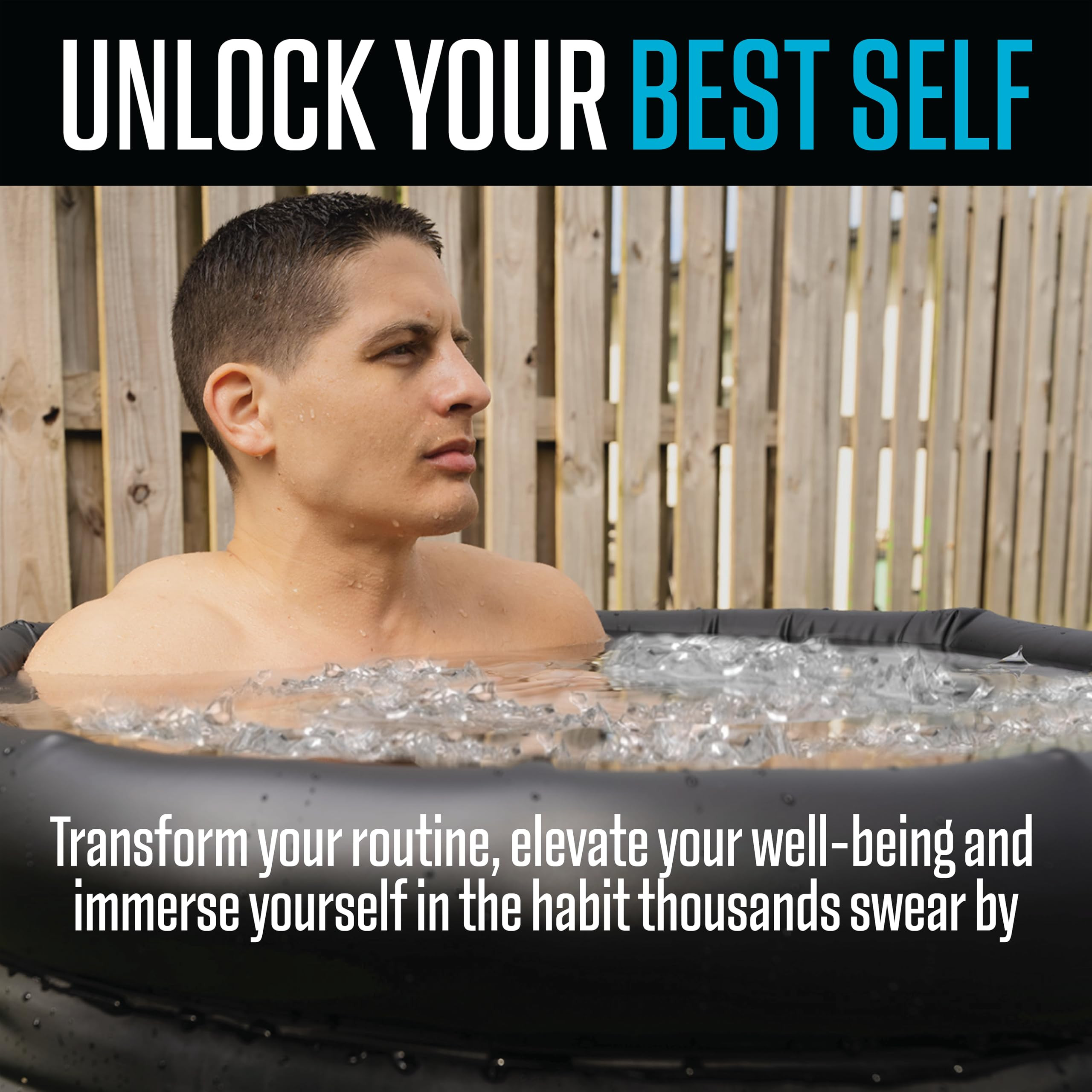 Wilder XL Ice Bath Cold Plunge – 86 Gallon Portable Ice Bath Tub for Recovery and Cold Water Th... | Amazon (US)