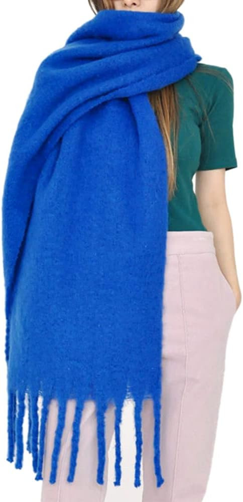 GUCABE (Premium) Large Chunky Scarf Colorful Cashmere Feel Oversized Scarves Blanket Soft Big Woo... | Amazon (US)