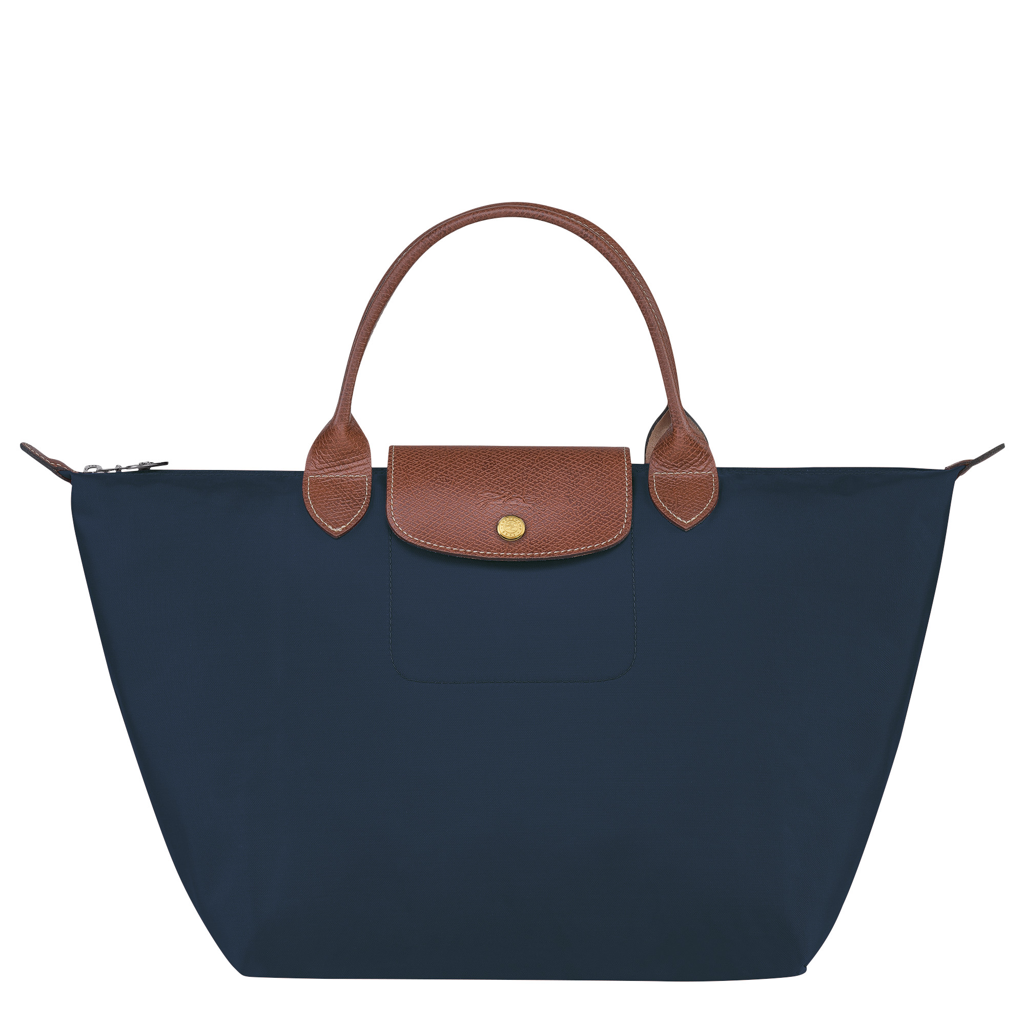 Le Pliage Original M Handbag Navy - Recycled canvas | Longchamp US | Longchamp