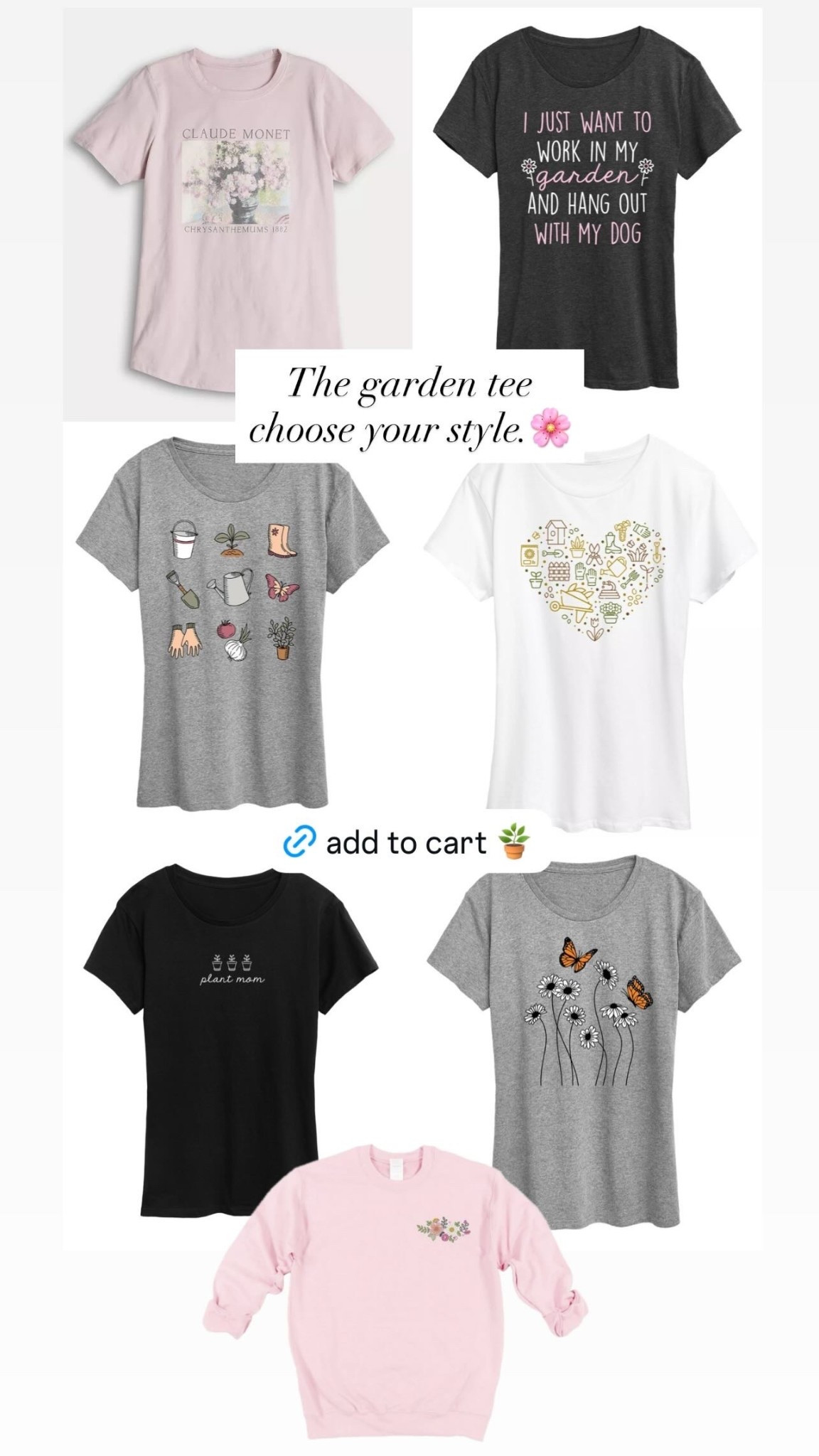 Gifts for the gardener 🪴- pretty garden tees! 🌸 #blackfriday 

#LTKCyberWeek #LTKSaleAlert #LTKGiftGuide