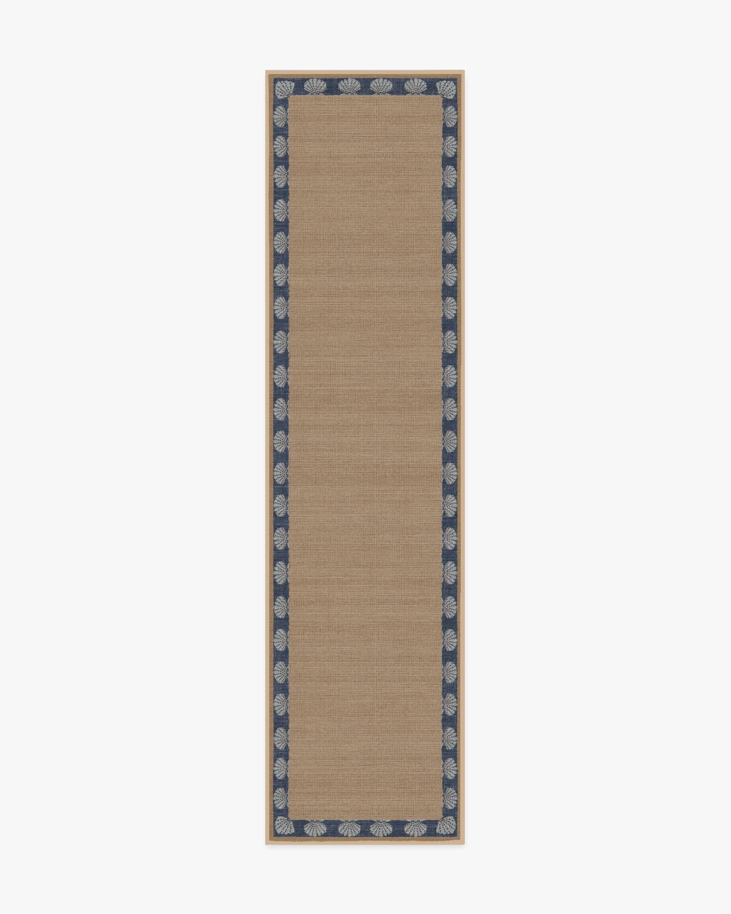 Shelley Slate Blue & Natural Re-Jute Rug | Ruggable