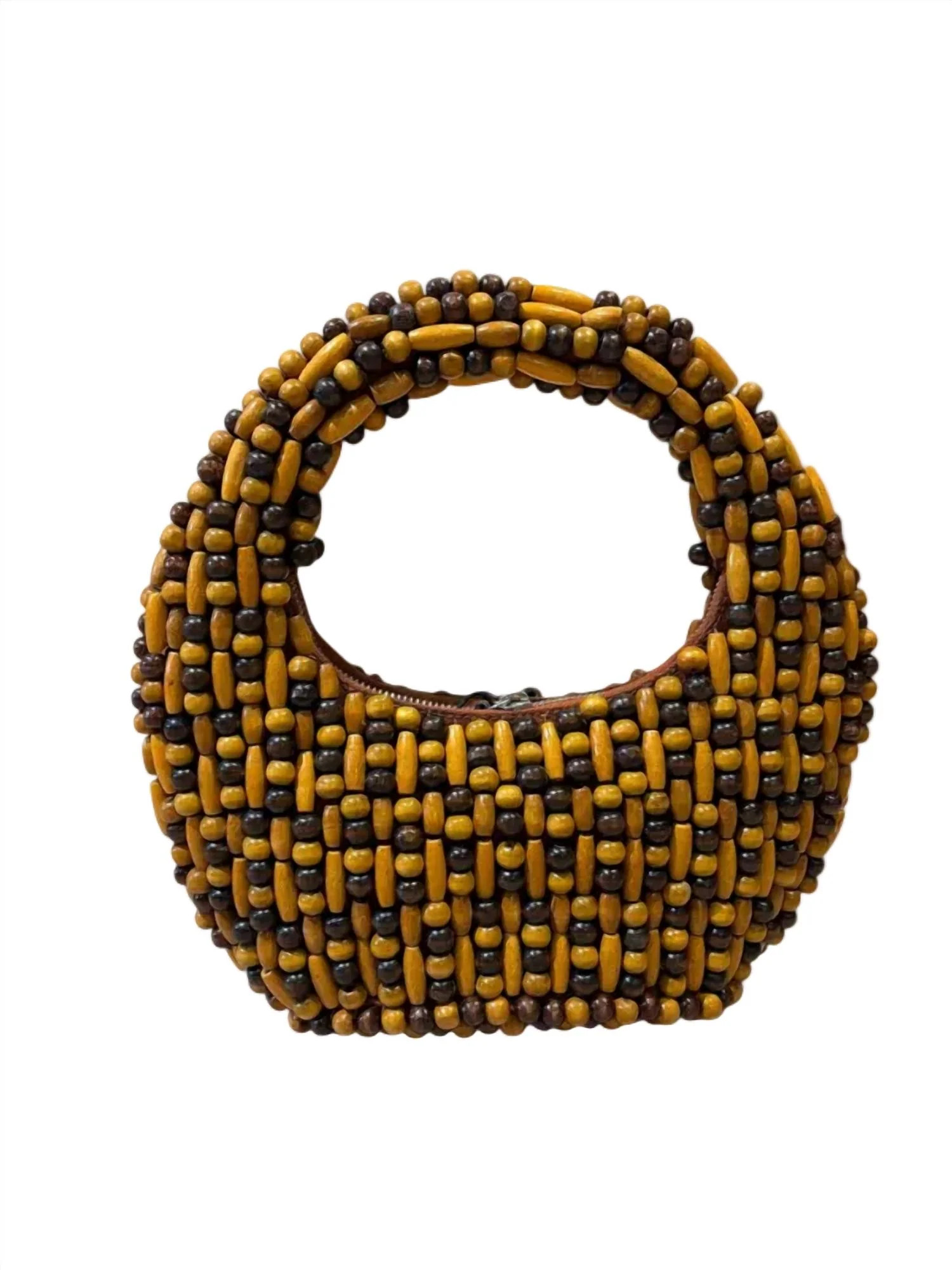 Women's Reef Bag In Multi Wood Beads | Shop Simon