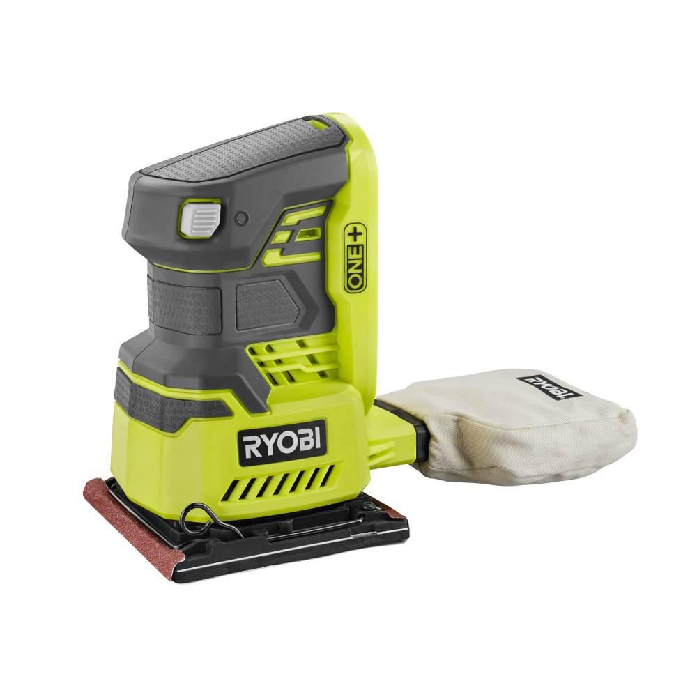 18-Volt ONE+ Lithium-Ion Cordless 1/4 Sheet Sander w/Dust Bag and Corner Cat Finish Sander (Tools... | The Home Depot