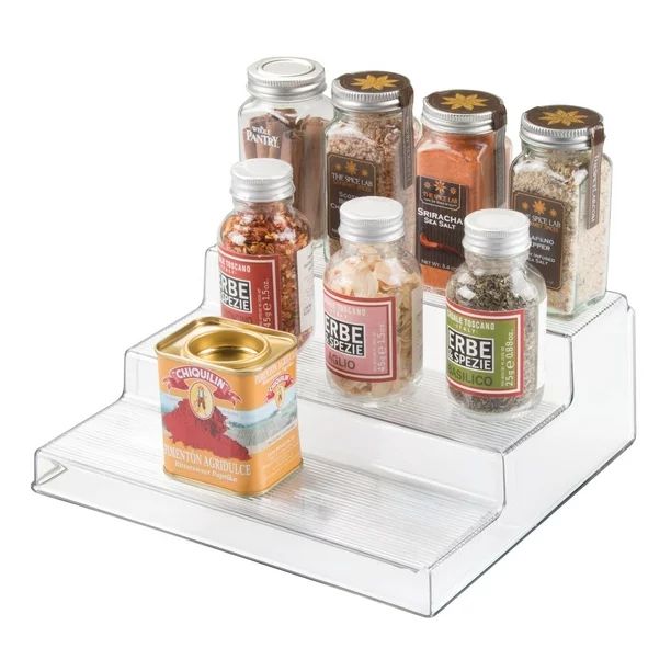 iDesign Clear 3-Tier Kitchen Pantry Organizers, 8.8 x 10 x 3.5 | Walmart (US)