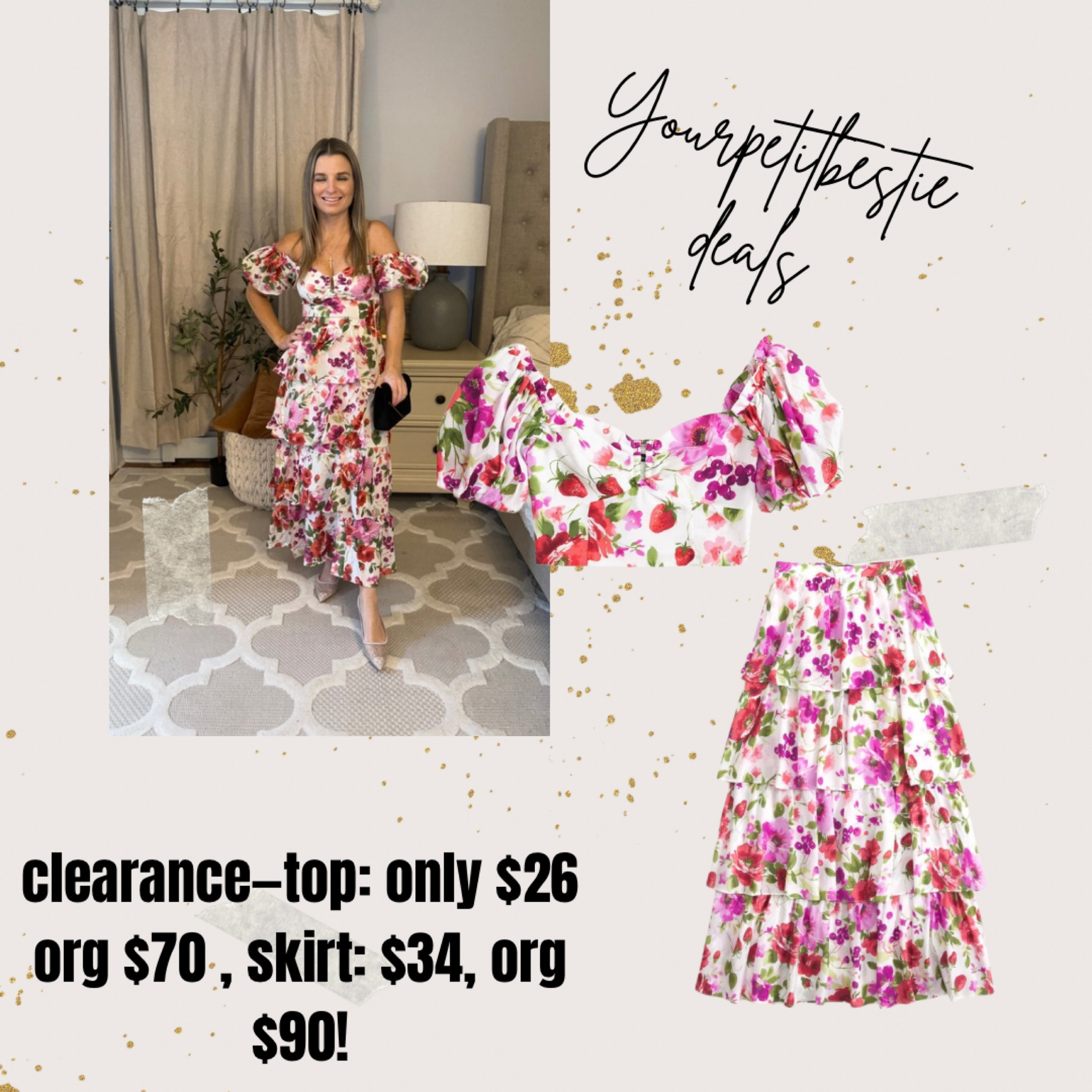 The beautiful top and skirt for spring!! I love wearing and styling them separately too! 

Great for a baby shower or bridal shower! Fun skirt for workwear in the spring 

#LTKSaleAlert #LTKStyleTip #LTKFindsUnder50