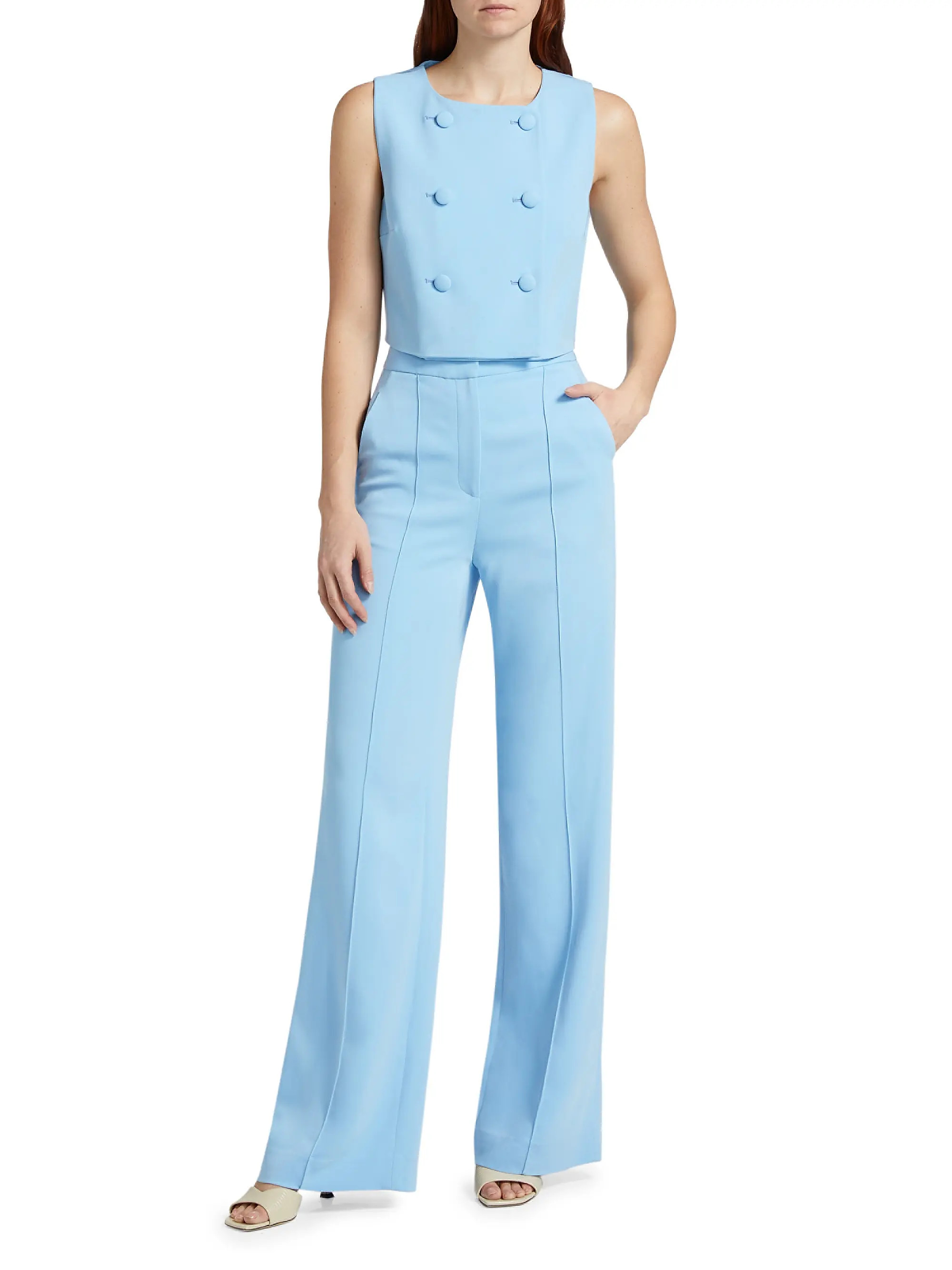 Edia Tailored High-Rise Pants | Saks Fifth Avenue