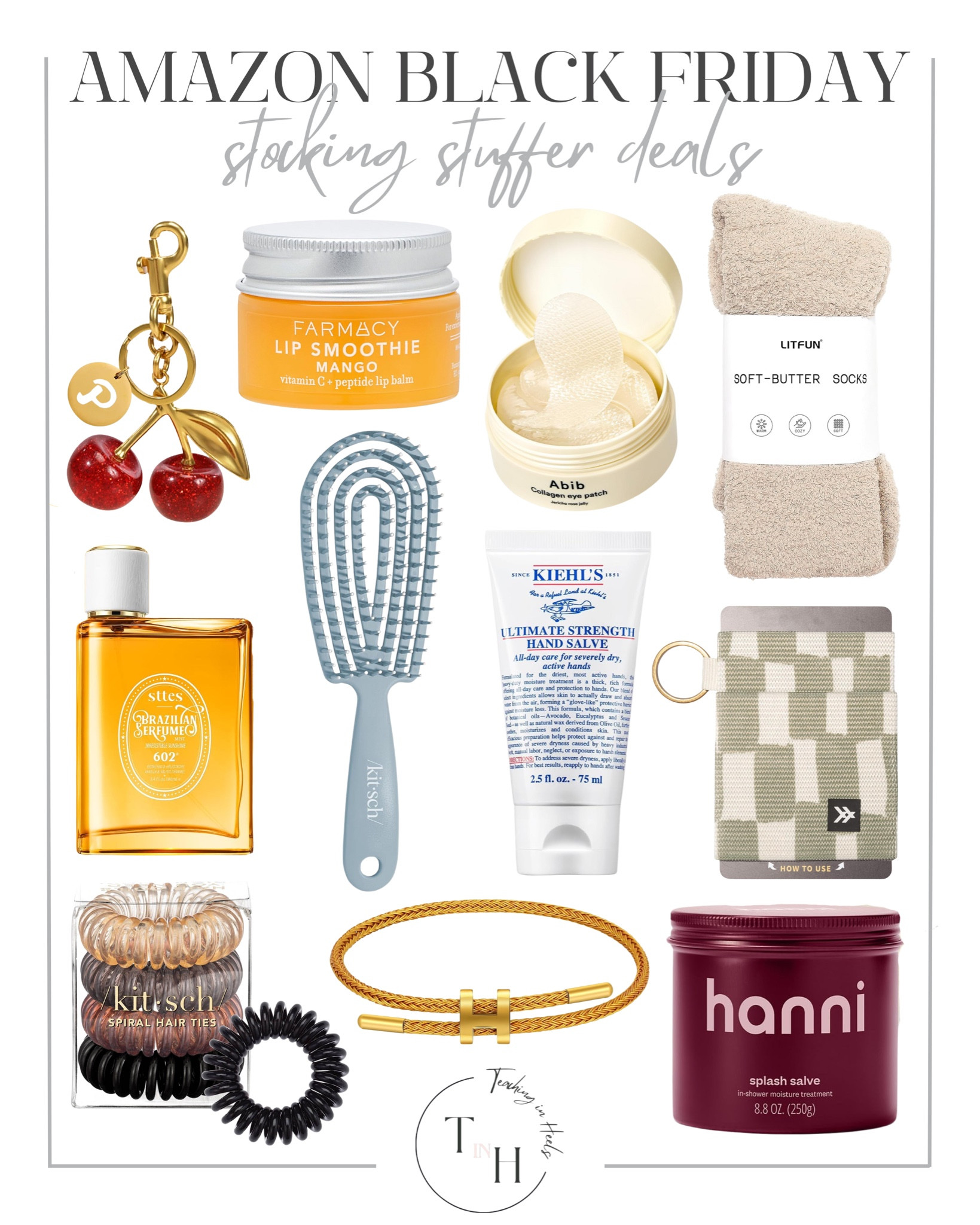 Amazon Black Friday stocking stuffer deals

Lip balms
Mini perfumes
Hair accessories
Cozy socks
Travel-size skincare
Makeup minis
Jewelry trinkets
Hand creams
Silk scrunchies
Tech accessories

#LTKCyberWeek #LTKHoliday #LTKGiftGuide