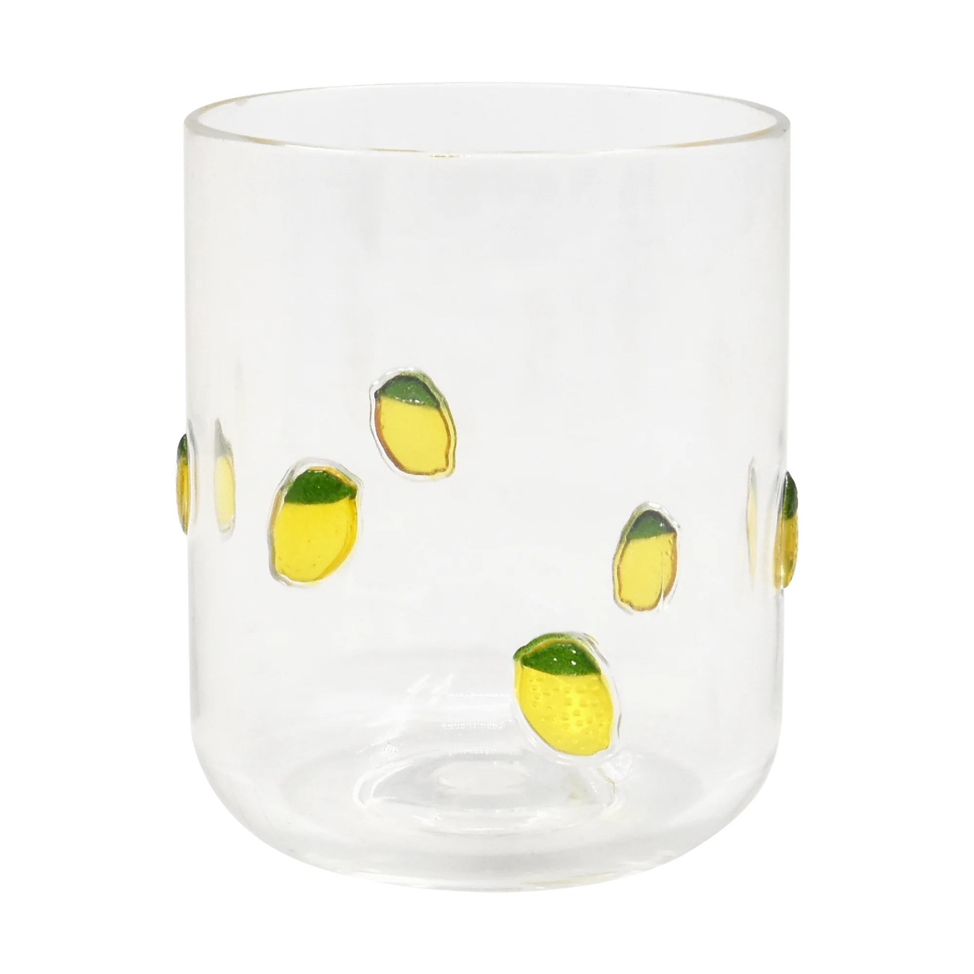 Mainstays Lemon Icon Plastic Lowball Drinking Glass, Lightweight & Reusable, 1 Piece | Walmart (CA)